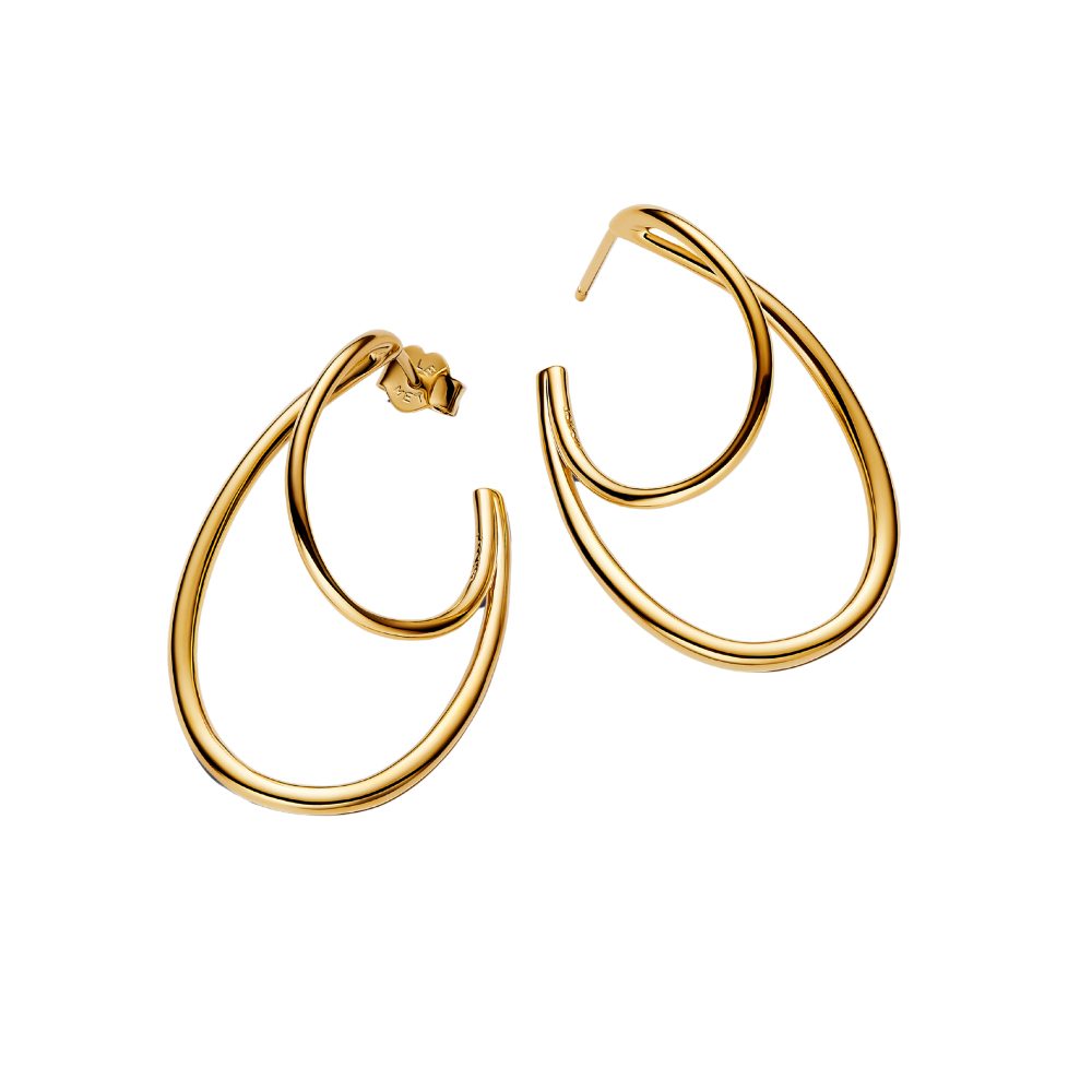 Pandora Paar Серьги-кольца 263870C00, Pandora, Kollektion Essence, Серьги-кольца, Vergoldet, Doppelring