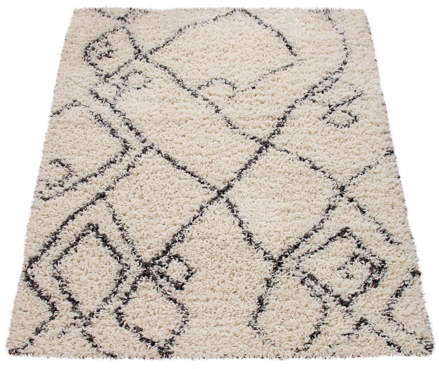 Paco Home Hochflor-Teppich Kalmar 448, rechteckig, günstig online kaufen