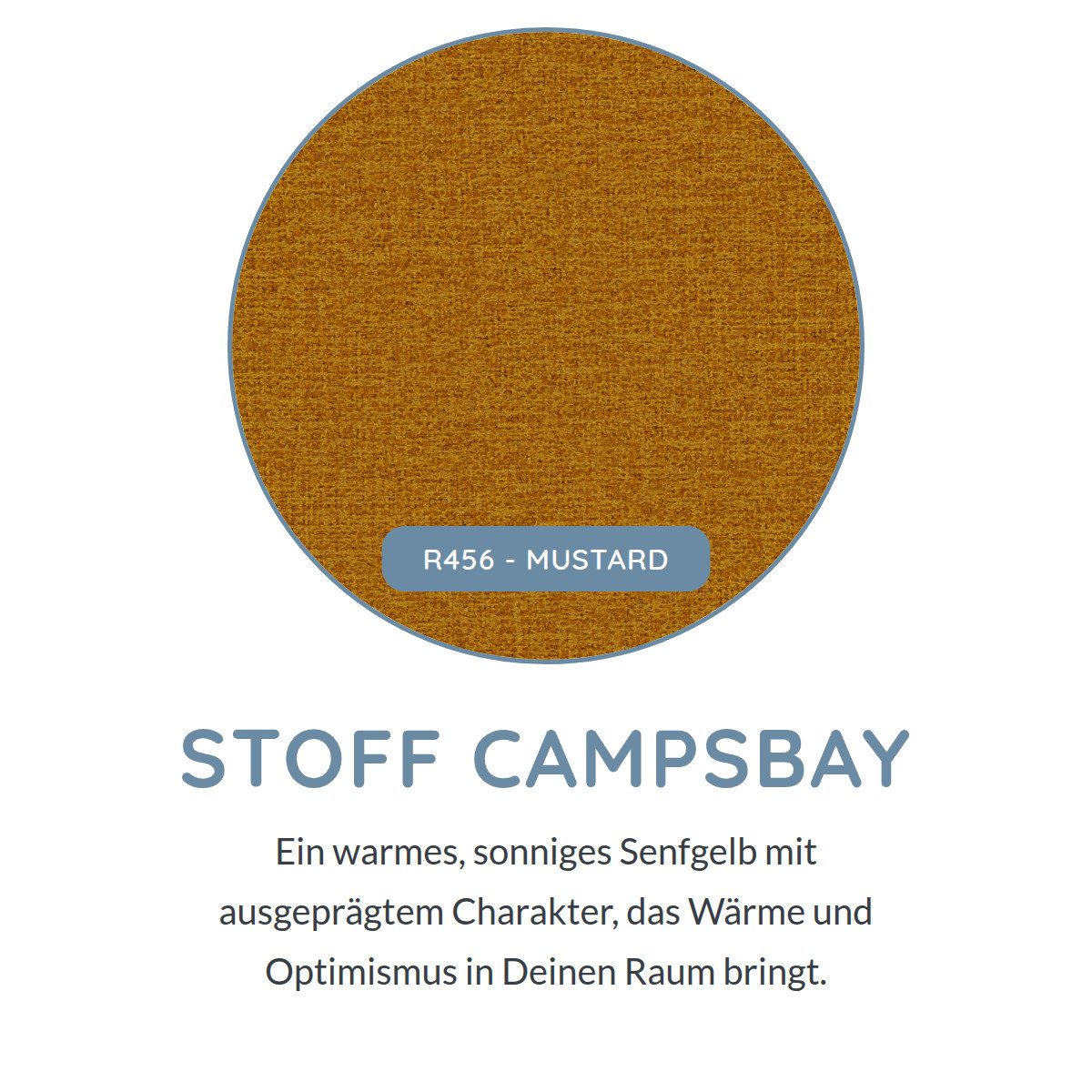 foamnova Ecksofa Treviso, Recamiere links/rechts, B 268 cm, Geradlinig, abgesteppte Polster, fester Sitz & integrierter Hocker