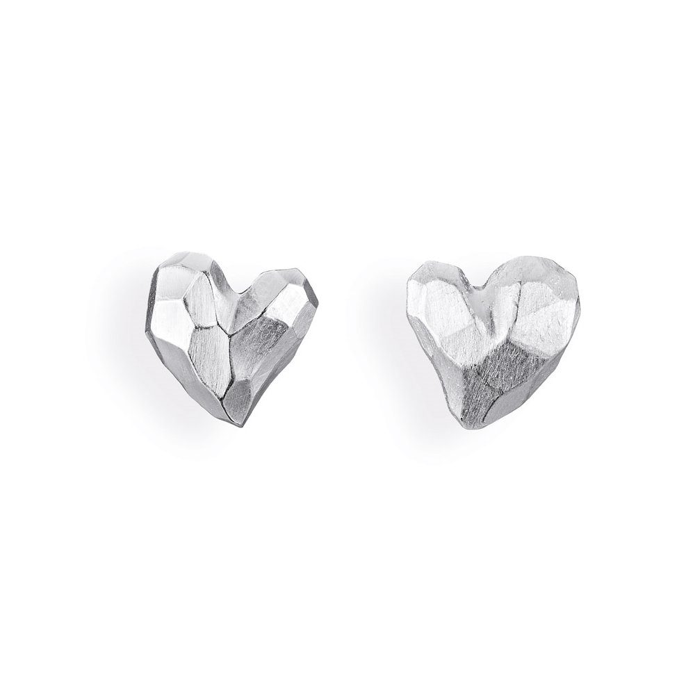 Drachenfels Paar Ohrstecker heartbreaker Серьги Herzen Silber