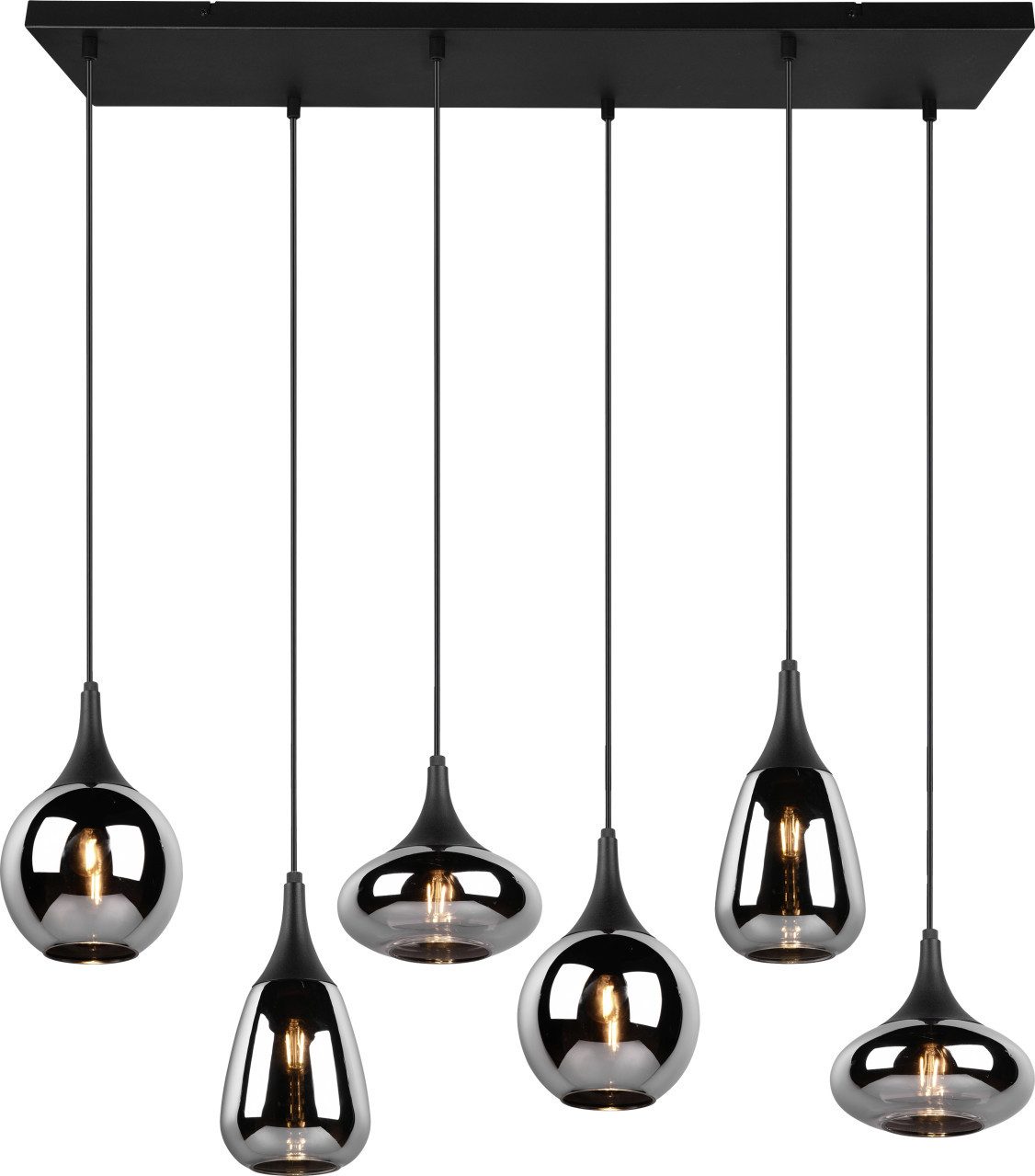 TRIO Leuchten LED Pendelleuchte Trio Leuchten LED Pendelleuchte Lumina 6xE14, Ohne Leuchtmittel, Dimmbar nicht Smart Home-fähig ohne Bewegungsmelder