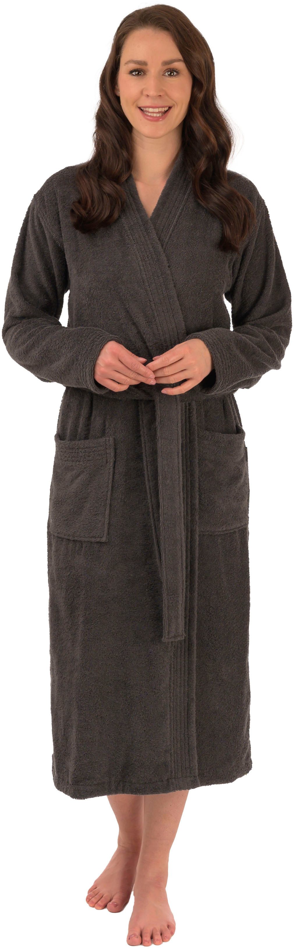 Wewo fashion Unisex-Bademantel 3005, ideal für Sauna & Spa, Hotelbademantel günstig online kaufen