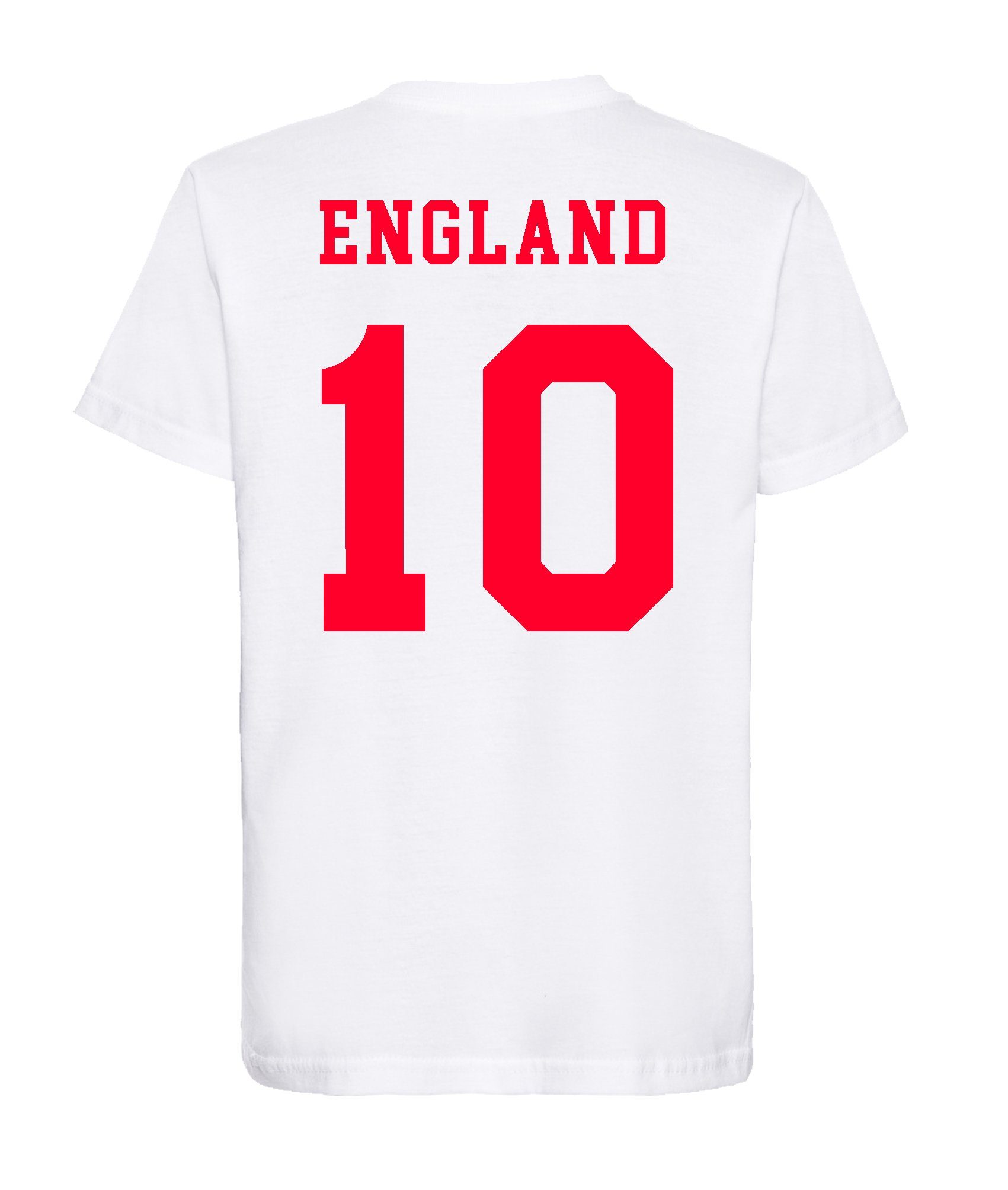 Youth Designz T-Shirt England Kinder T-Shirt im Fußball Trikot Look mit trendigem Motiv