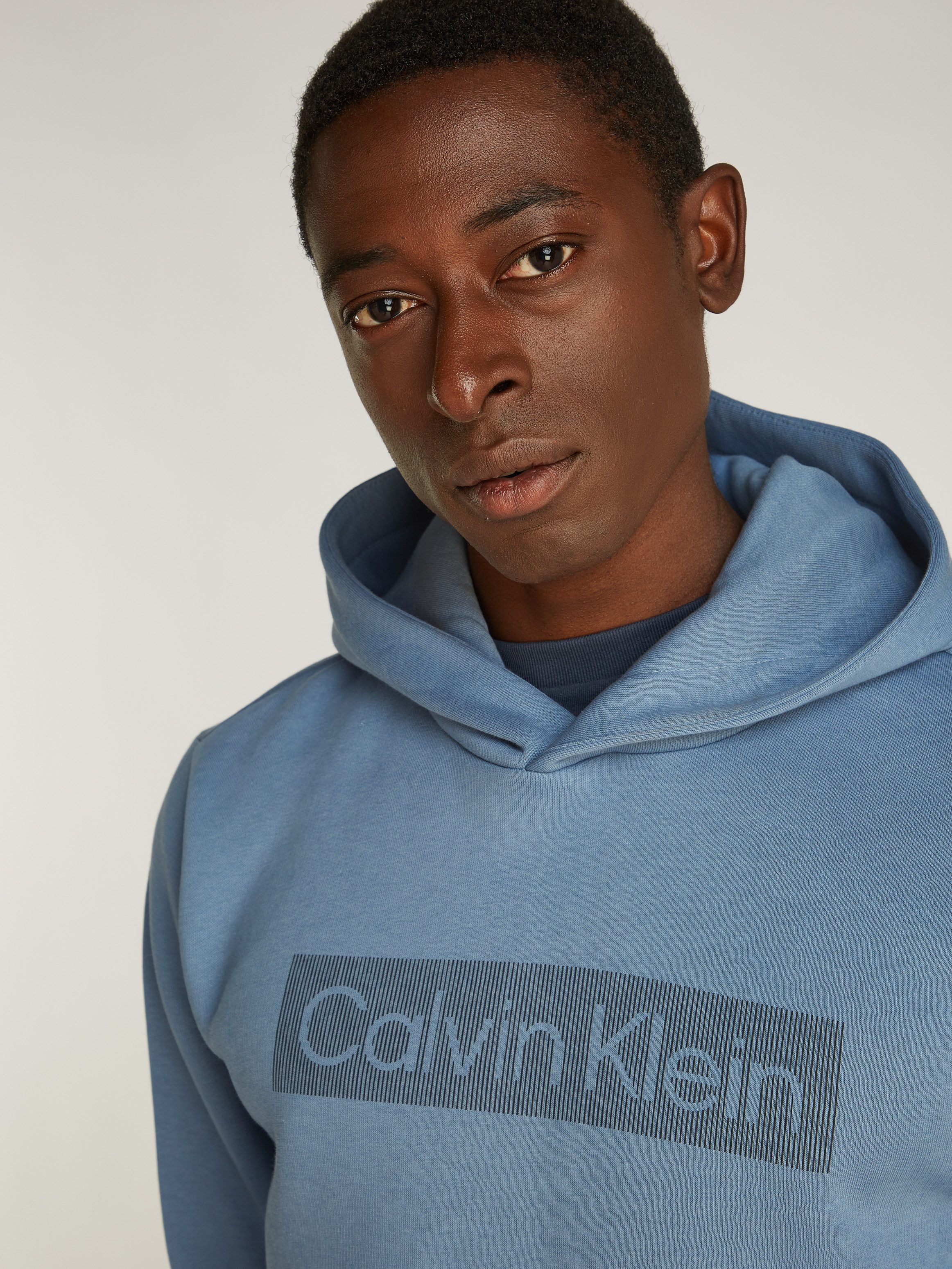 Calvin Klein Kapuzensweatshirt BOX STRIPED LOGO günstig online kaufen