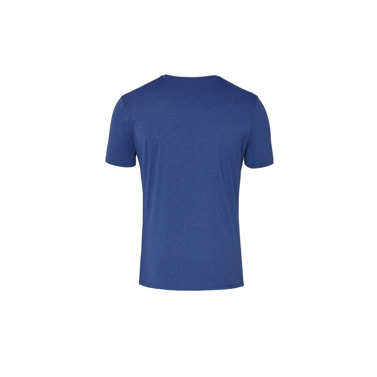 blau Rundhalsshirt regular Hatico (1-tlg)