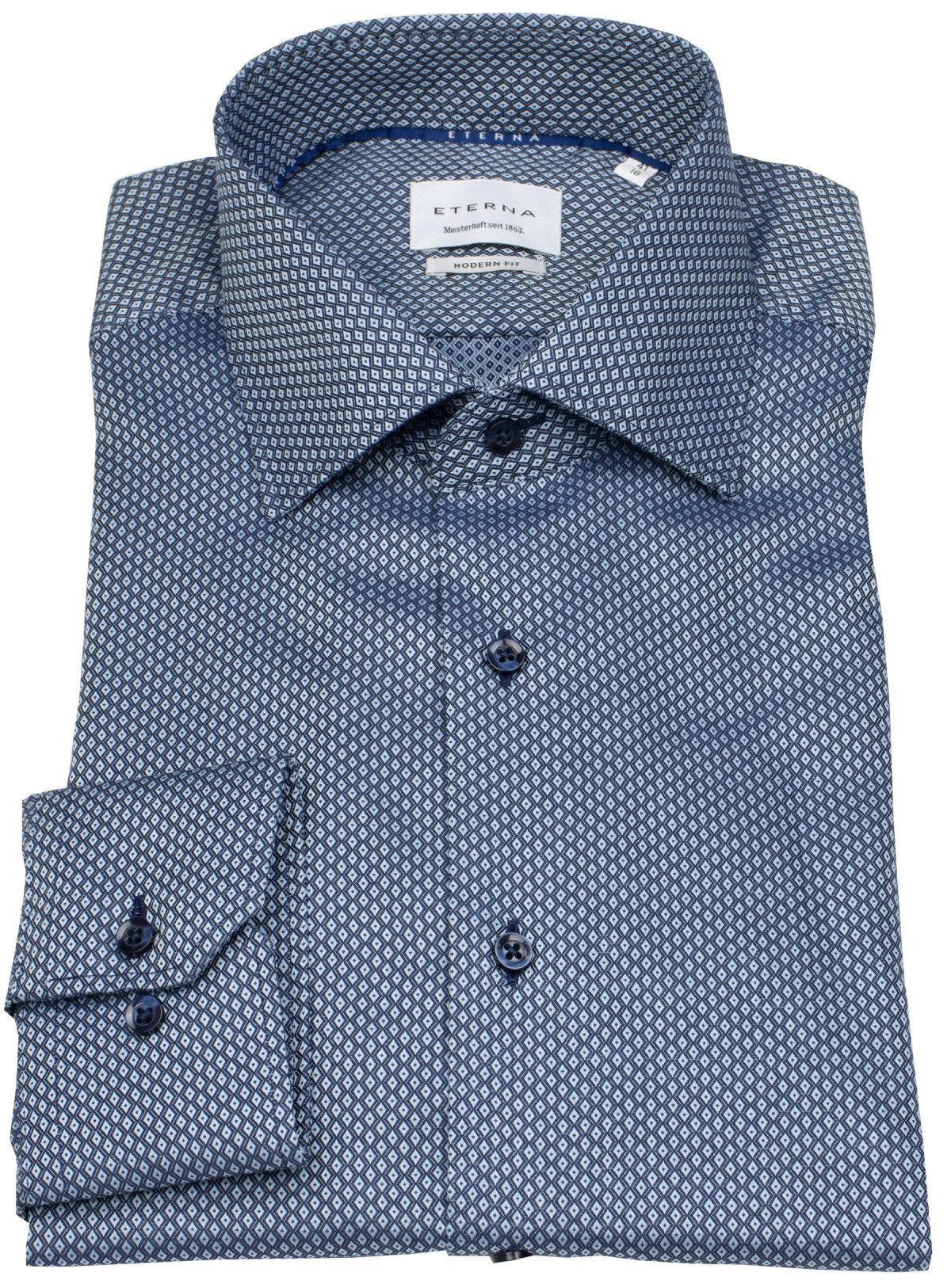Eterna Businesshemd Modern Fit extra langer Arm leicht tailliert bügelfrei