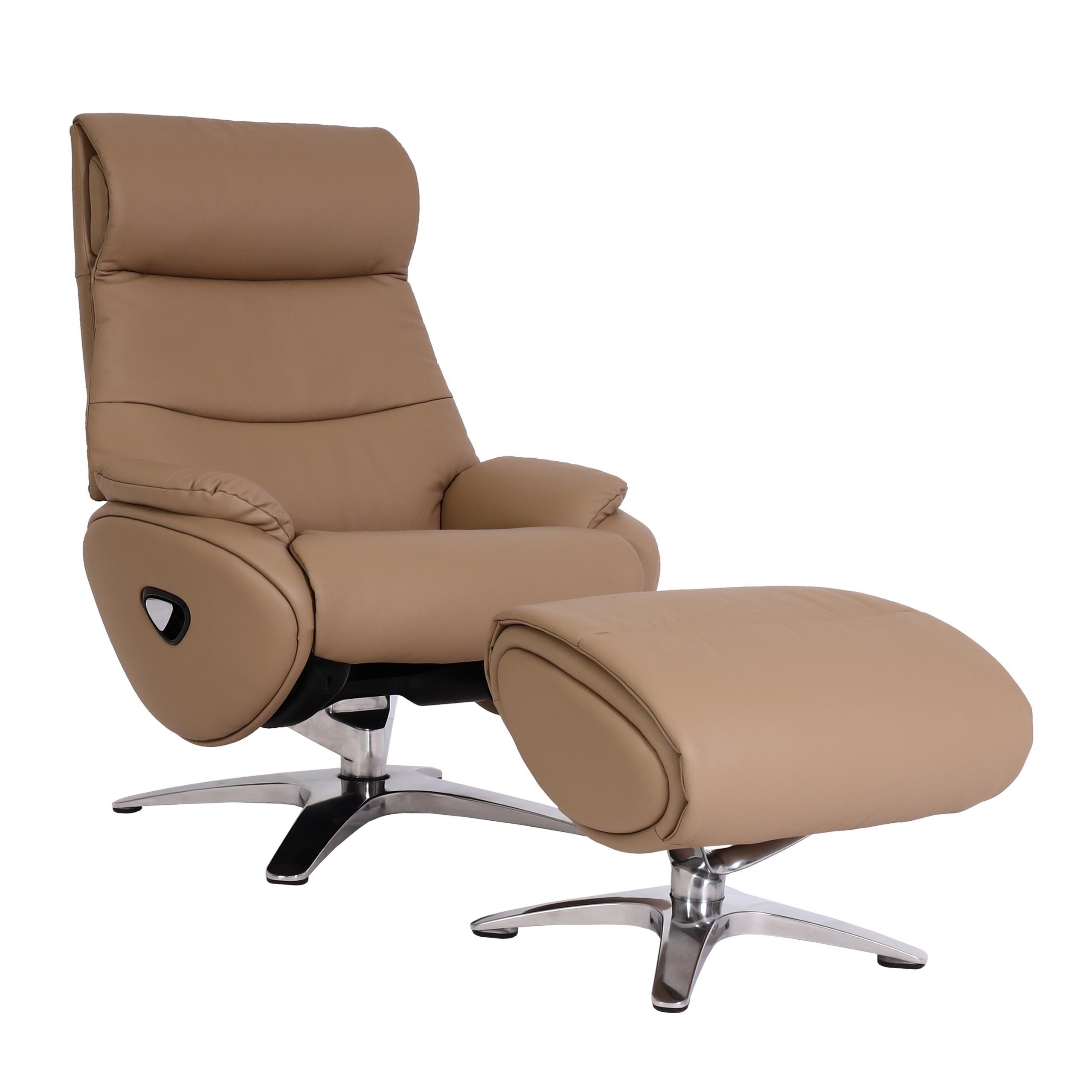 MCW Relaxsessel MCW-K98, Um 360° drehbar mit Autoposition, Breite Sitzfläche