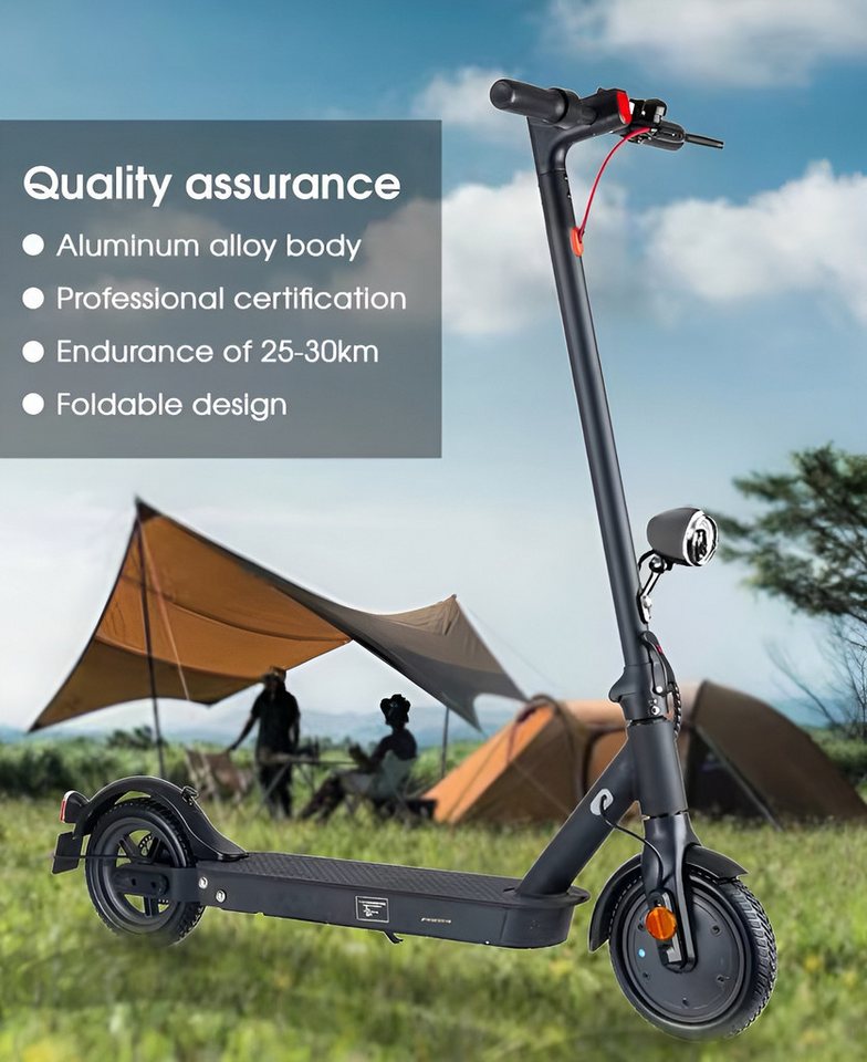Thumbnail - CULTZEN E-Scooter Elektroscooter mit Straßenzulassung Elektroroller ABE Zertifikat APP, 20,00 km/h, (Faltbar, Tragbar, 4...