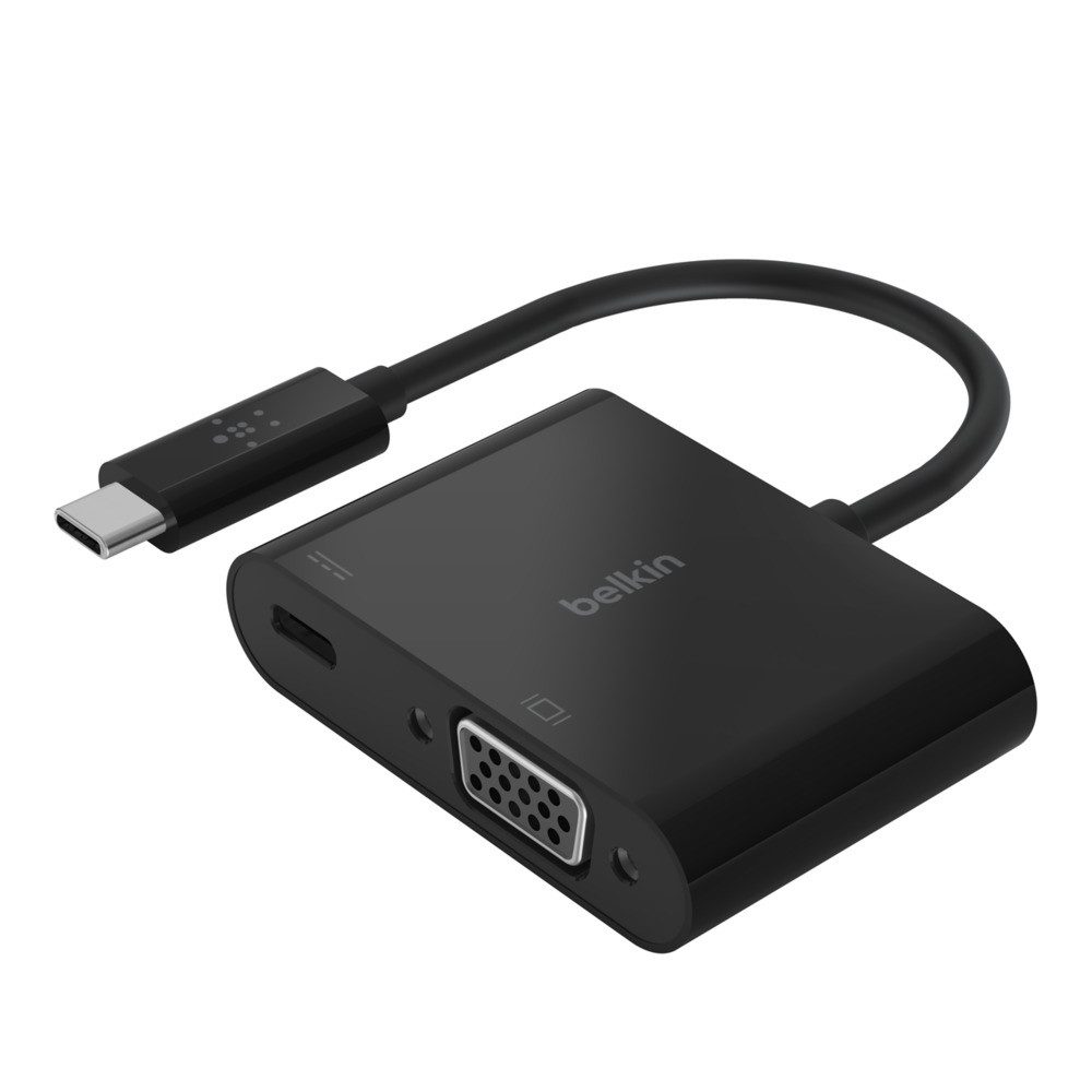 Belkin Notebook-Rucksack USB-C auf VGA-Adapter, 60W PD, schwarz