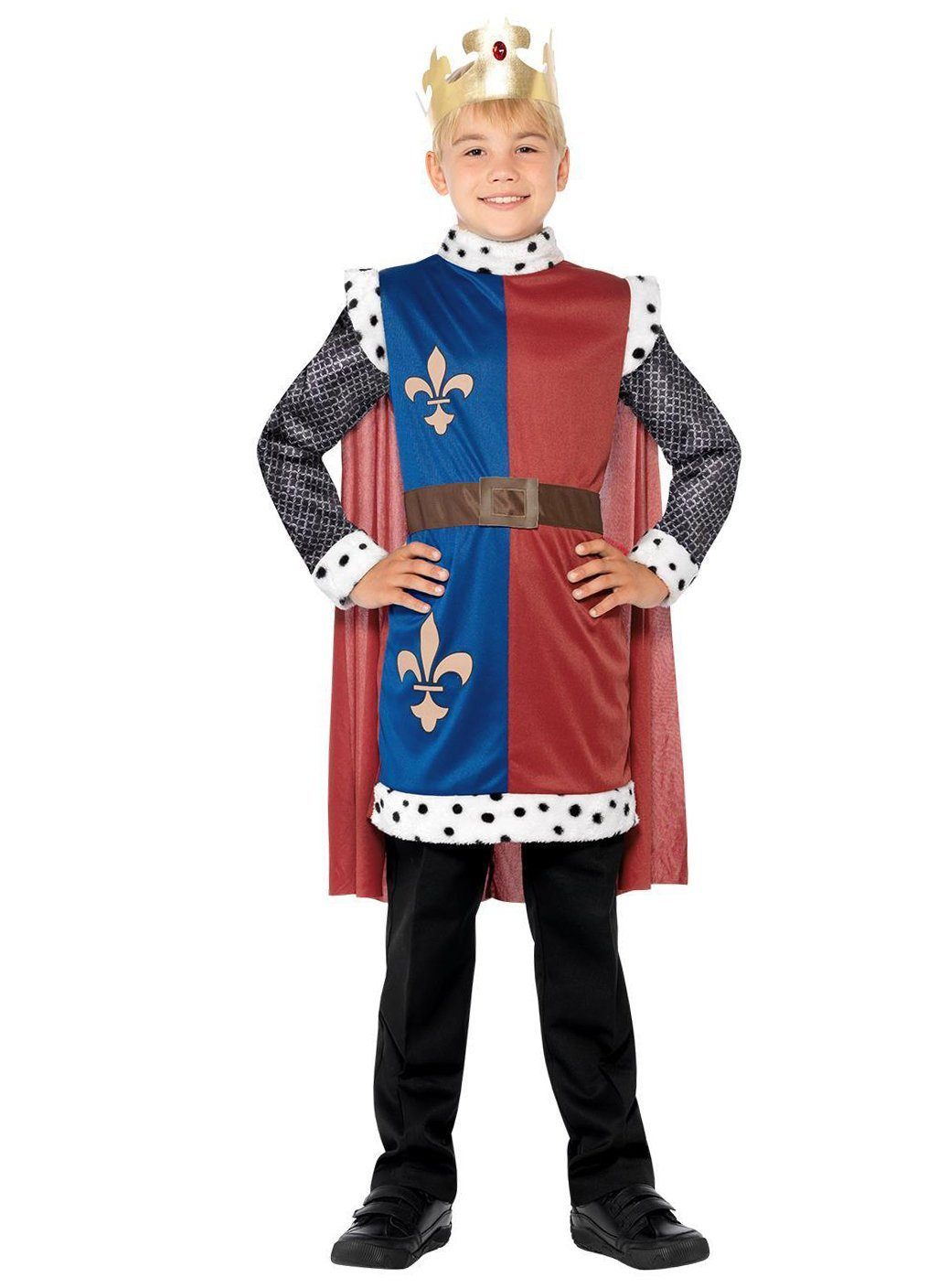 Smiffys König-Kostüm König Artus, Damit bist Du der King - zumindest in England!
