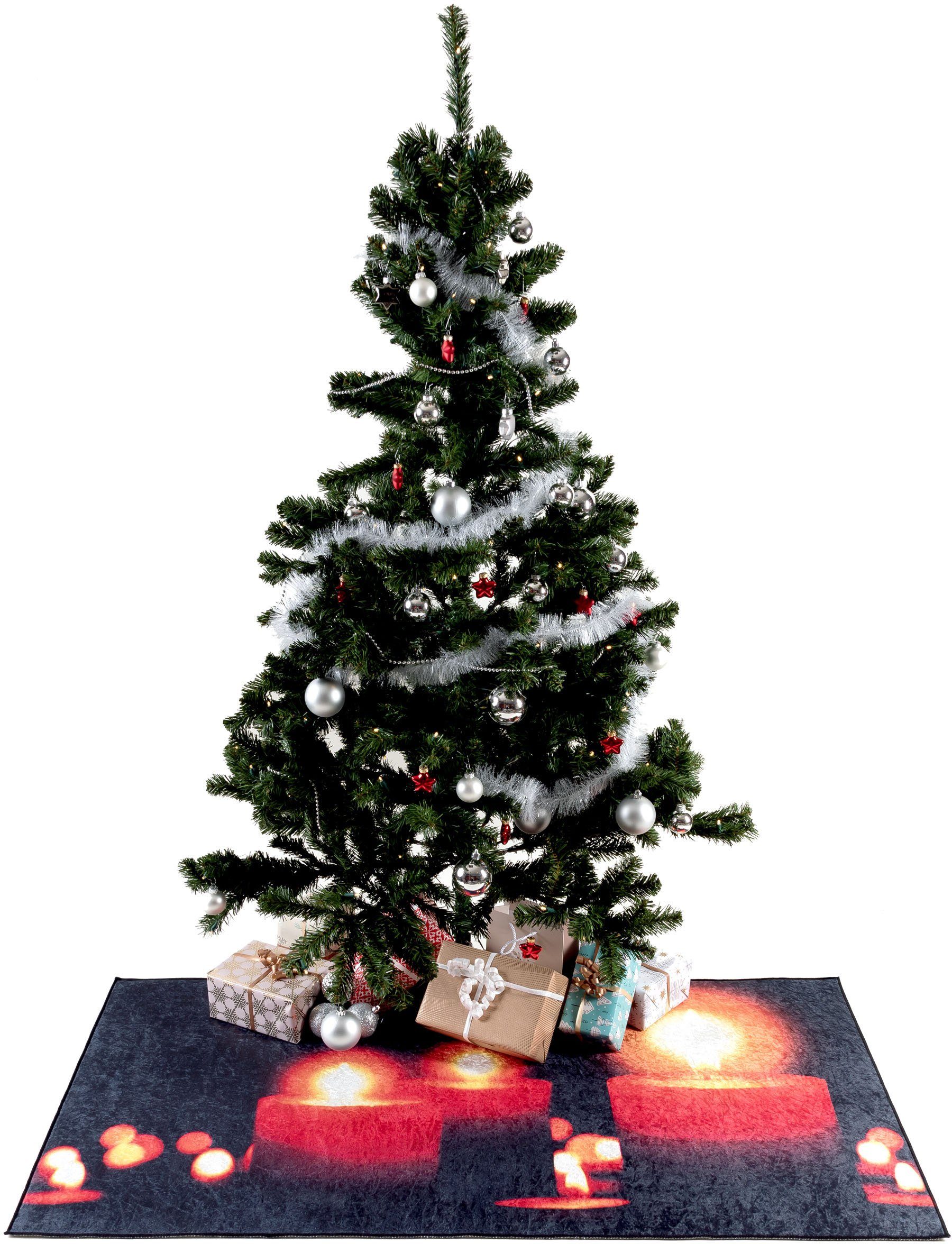 Teppich Christmas 1226, Sehrazat, rechteckig, Höhe 5 mm, Weihnachten