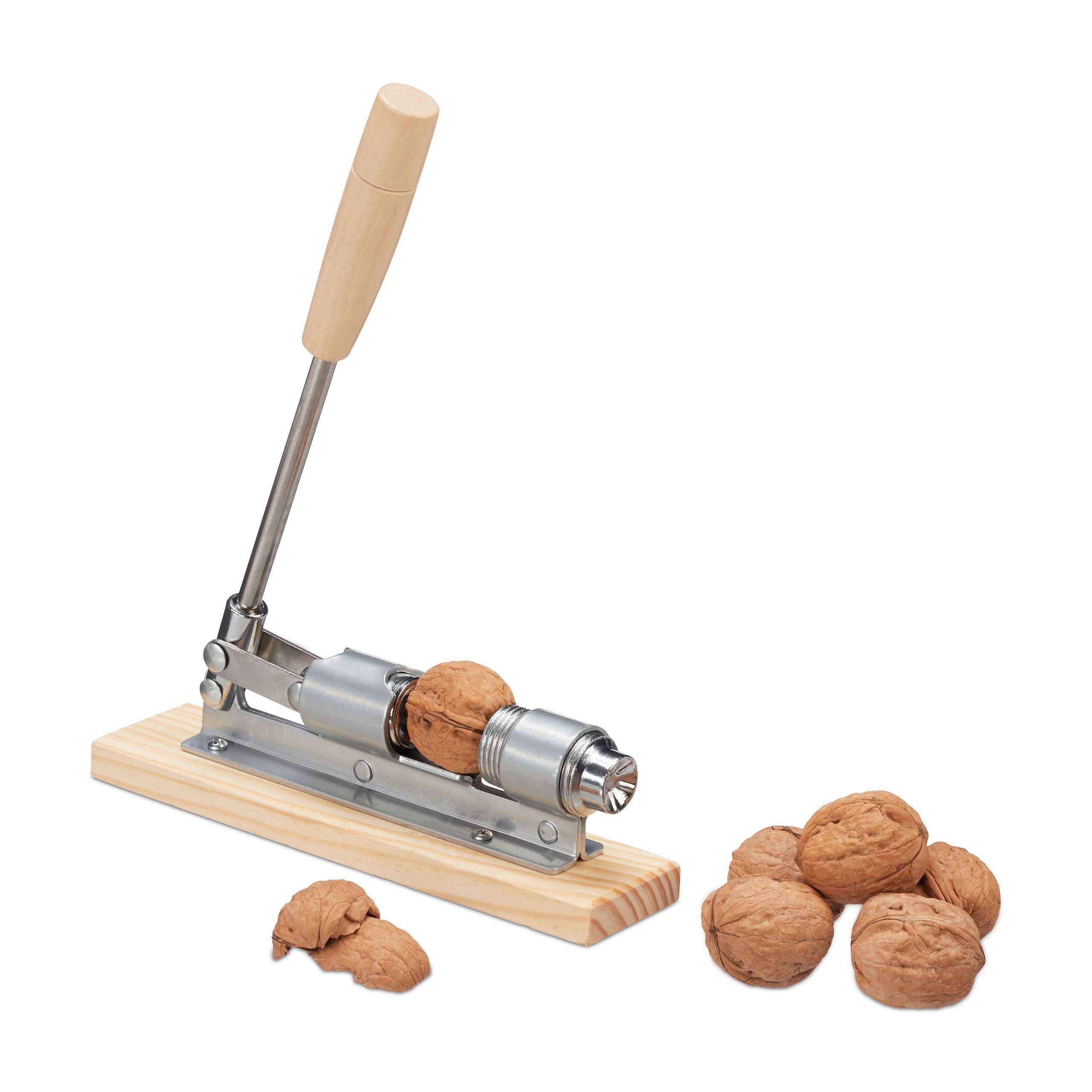 relaxdays Nussknacker Retro Nussknacker Holz, (1-tlg)