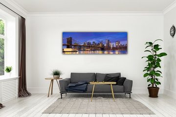 Victor (Zenith) Acrylglasbild Acrylglasbild New York Morgengrauen - Größe: 20 x 60 cm, Architektur, in 20x60 cm, Glasbilder Stadt New York City