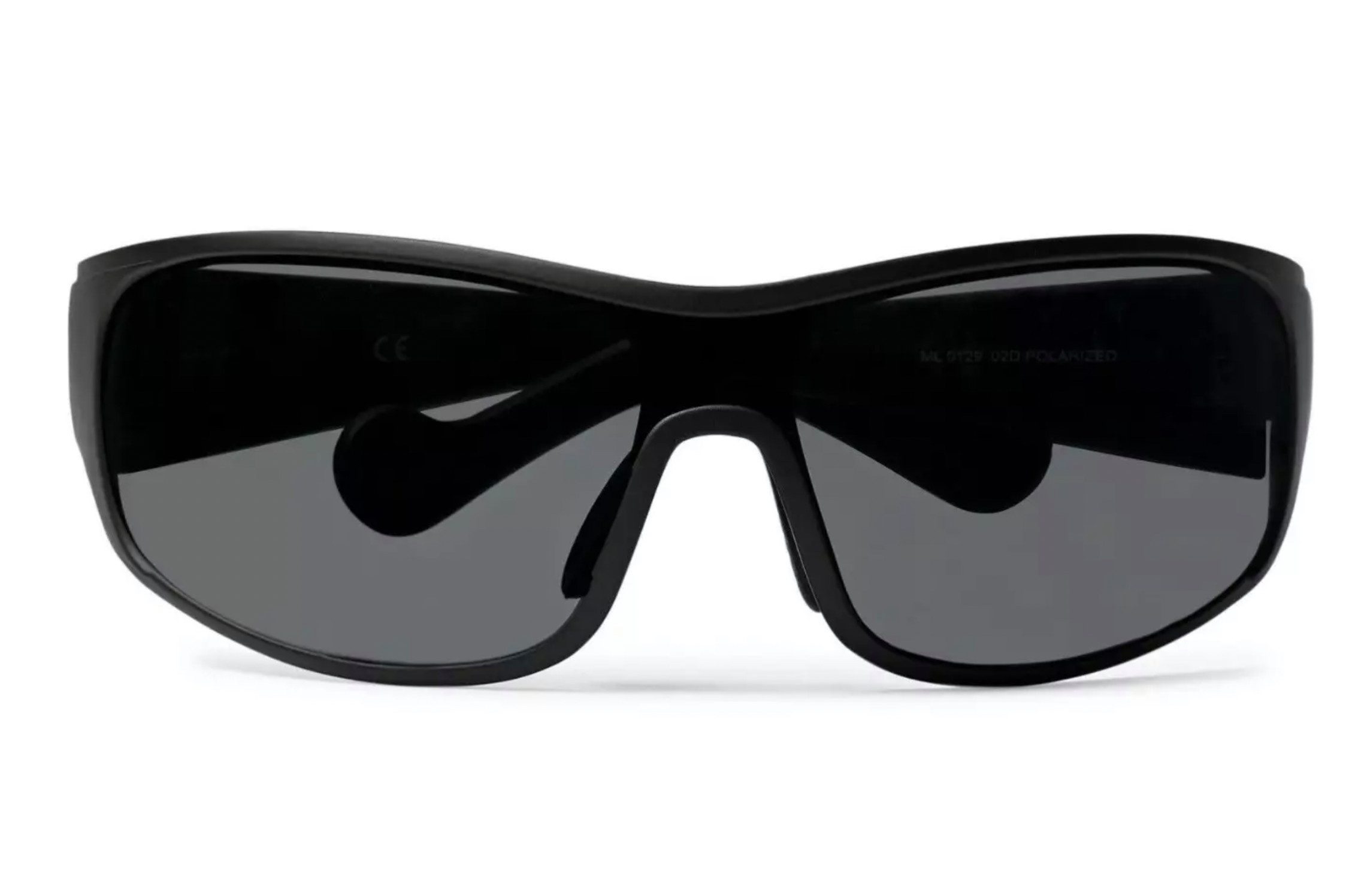 MONCLER Sonnenbrille Shield Ski Mask Visor Brille Offiziellen Moncler-Etui im Design einer gesteppten Nylonweste