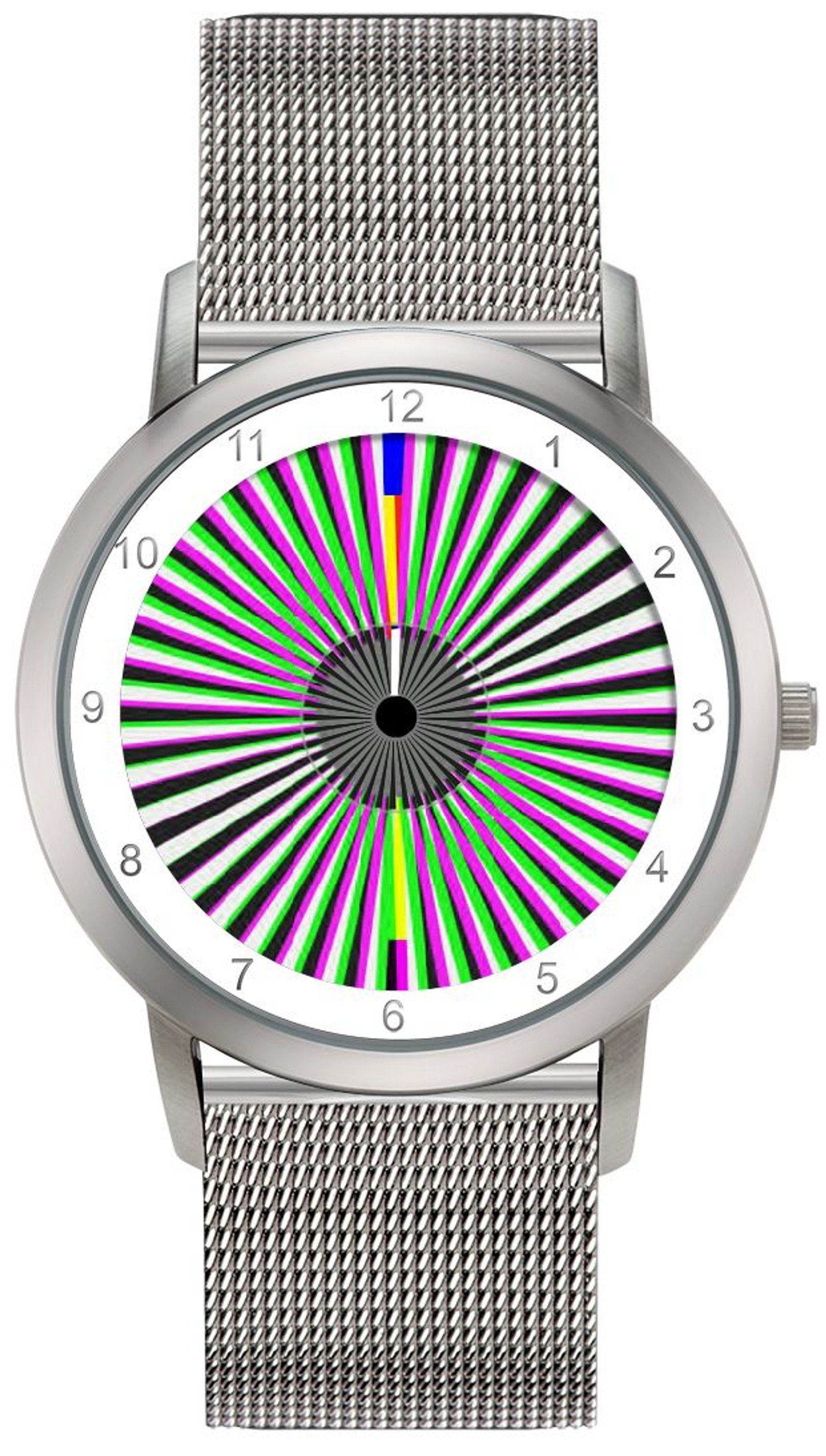 Edelstahl Rainbow Sheer silber Quarzuhr Watch