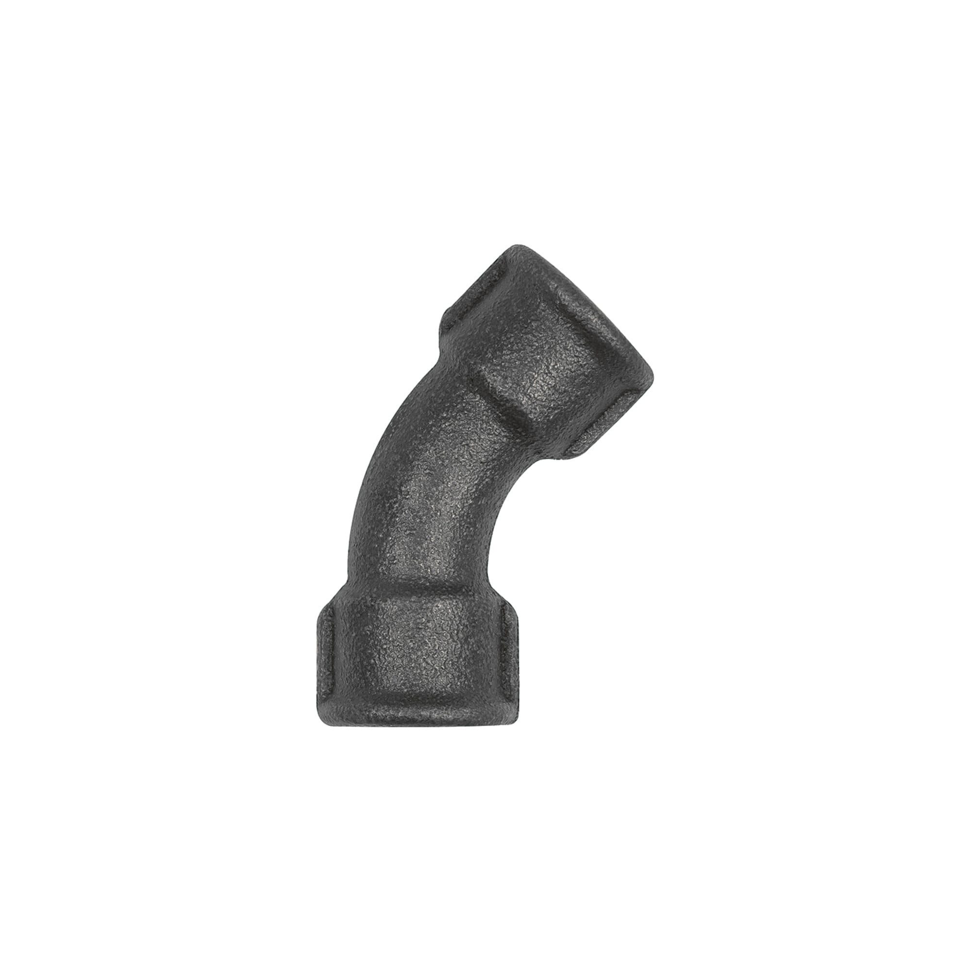 RIEGLER Verteiler Riegler Bogen 41, 45 °, Rp 2 i., Rp 2 i., Temperguss schwarz