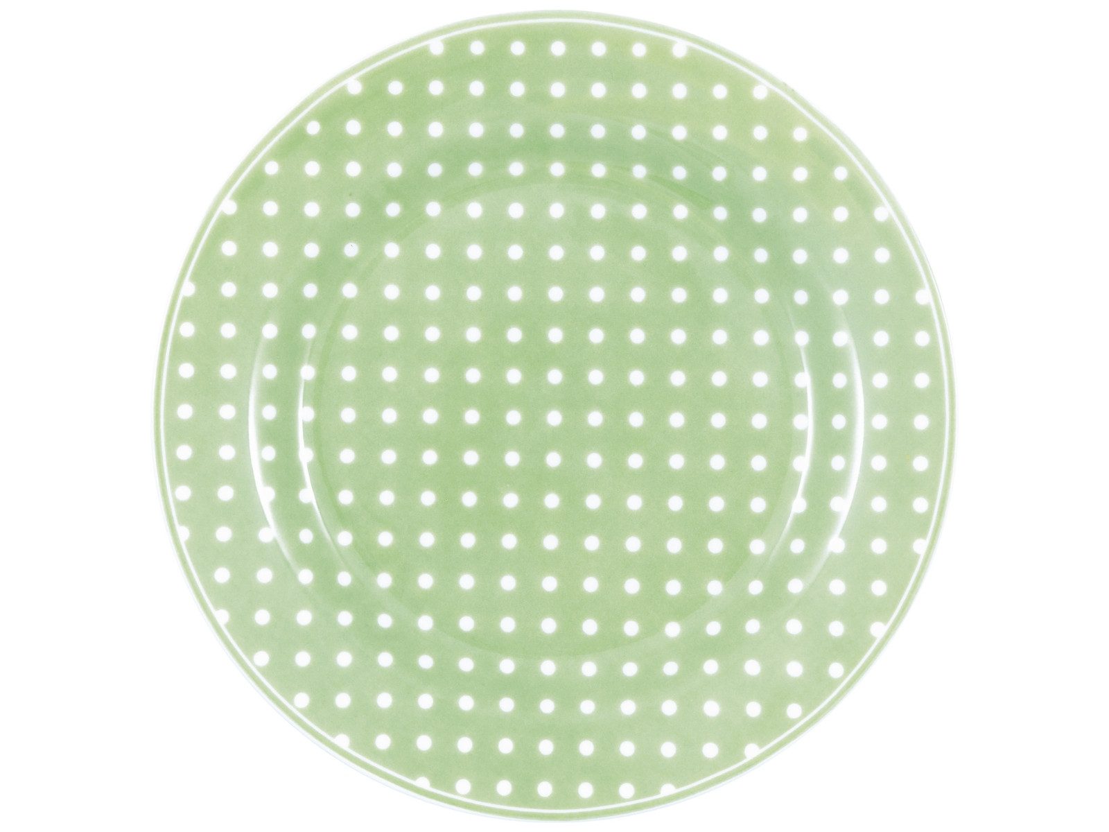 Greengate Frühstücksteller Dotty Frühstücksteller pale green 20,2cm
