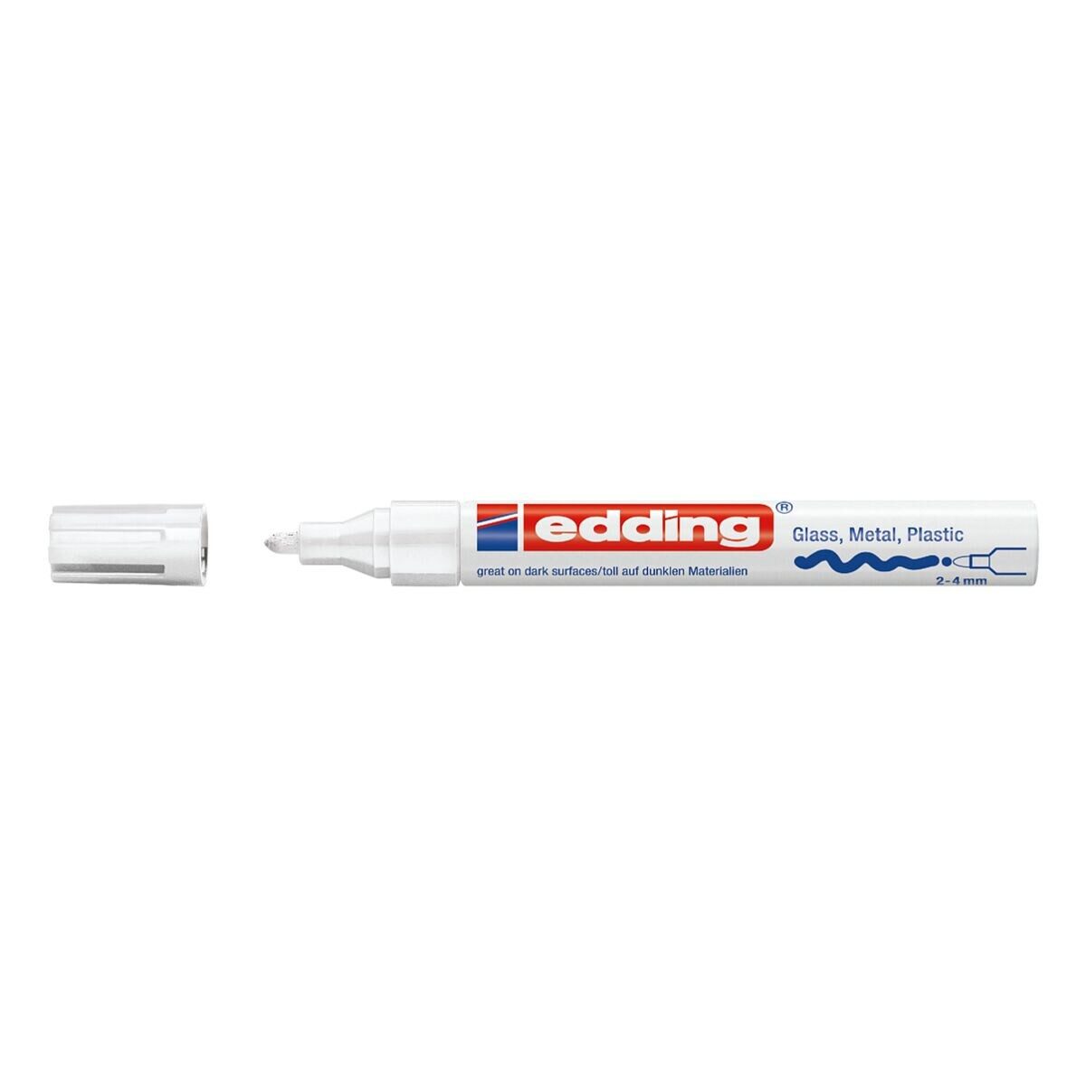 edding Lackmarker 750, (1-tlg), Strichstärke 2-4 mm, wasserfest