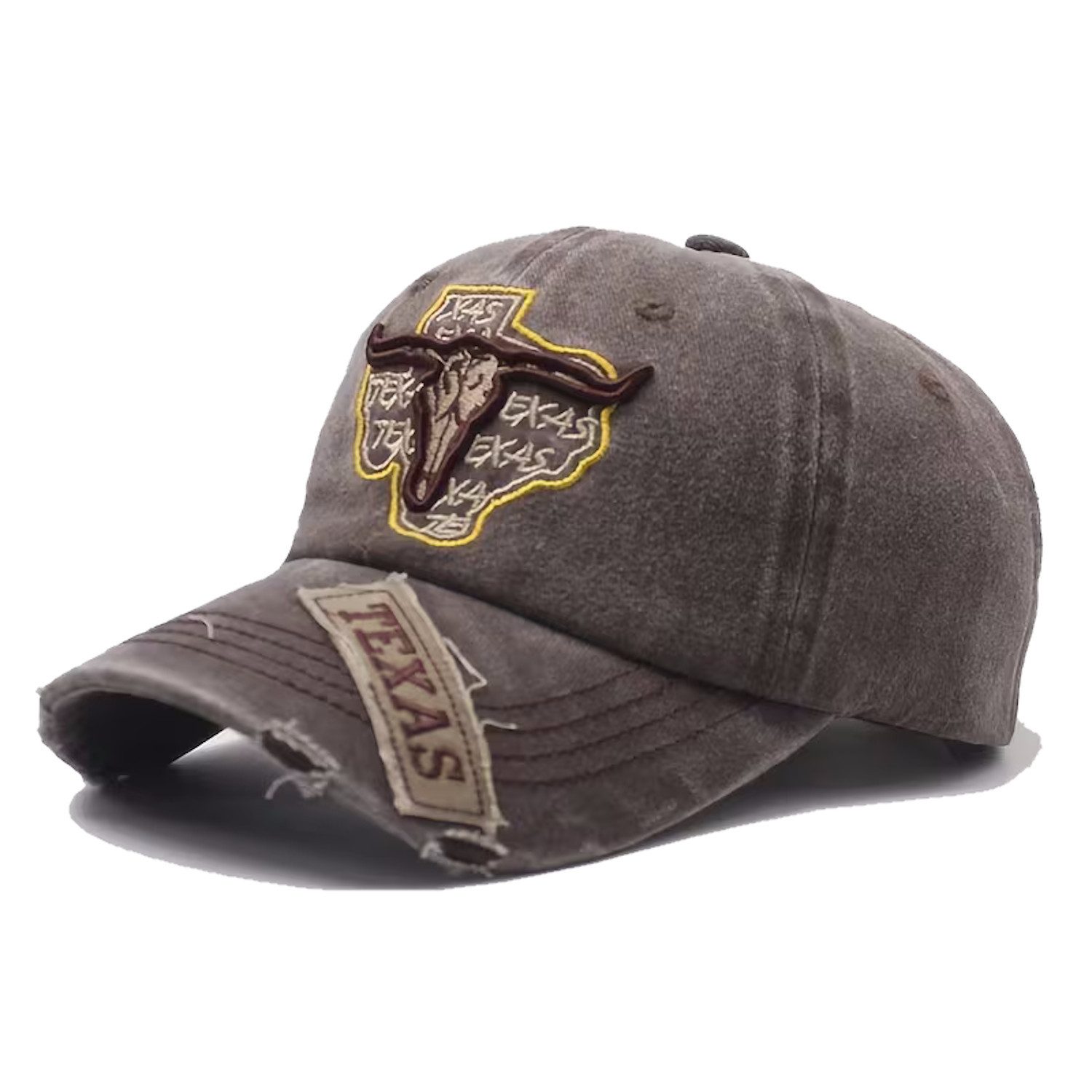 Sporty Baseball Cap Texas Rodeo Wildwest Western Cowboy Vintage Used Retro Baseballcap