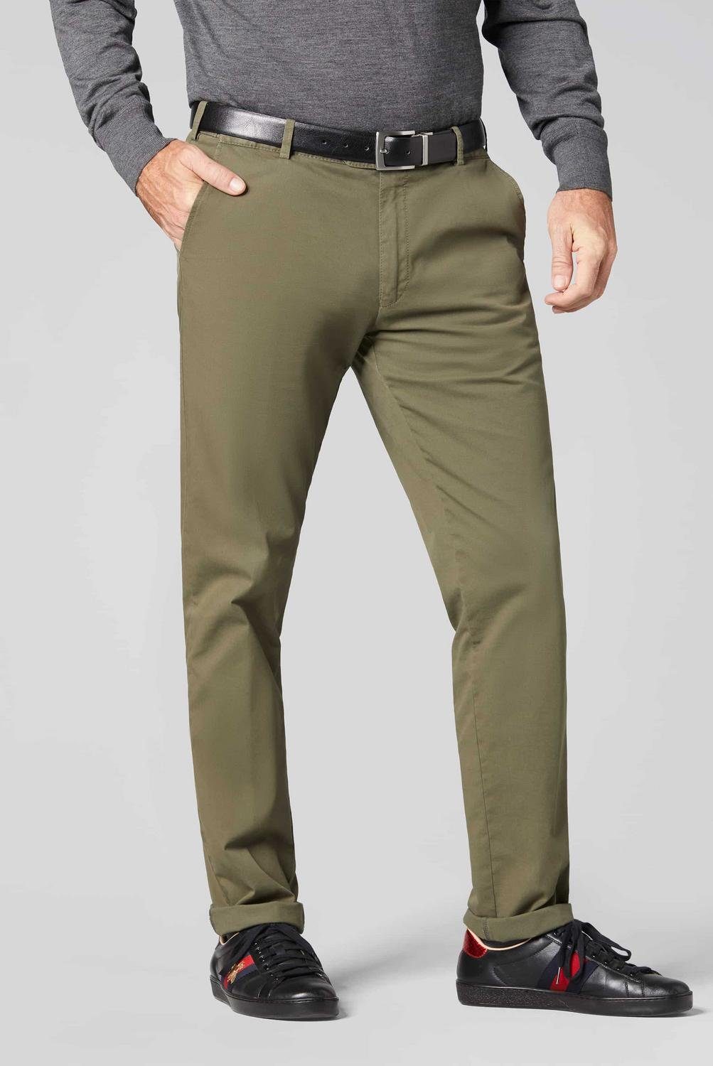 5-Pocket-Jeans MEYER OSLO oliv 9-3001-26 - FLEX FAIRTRADE