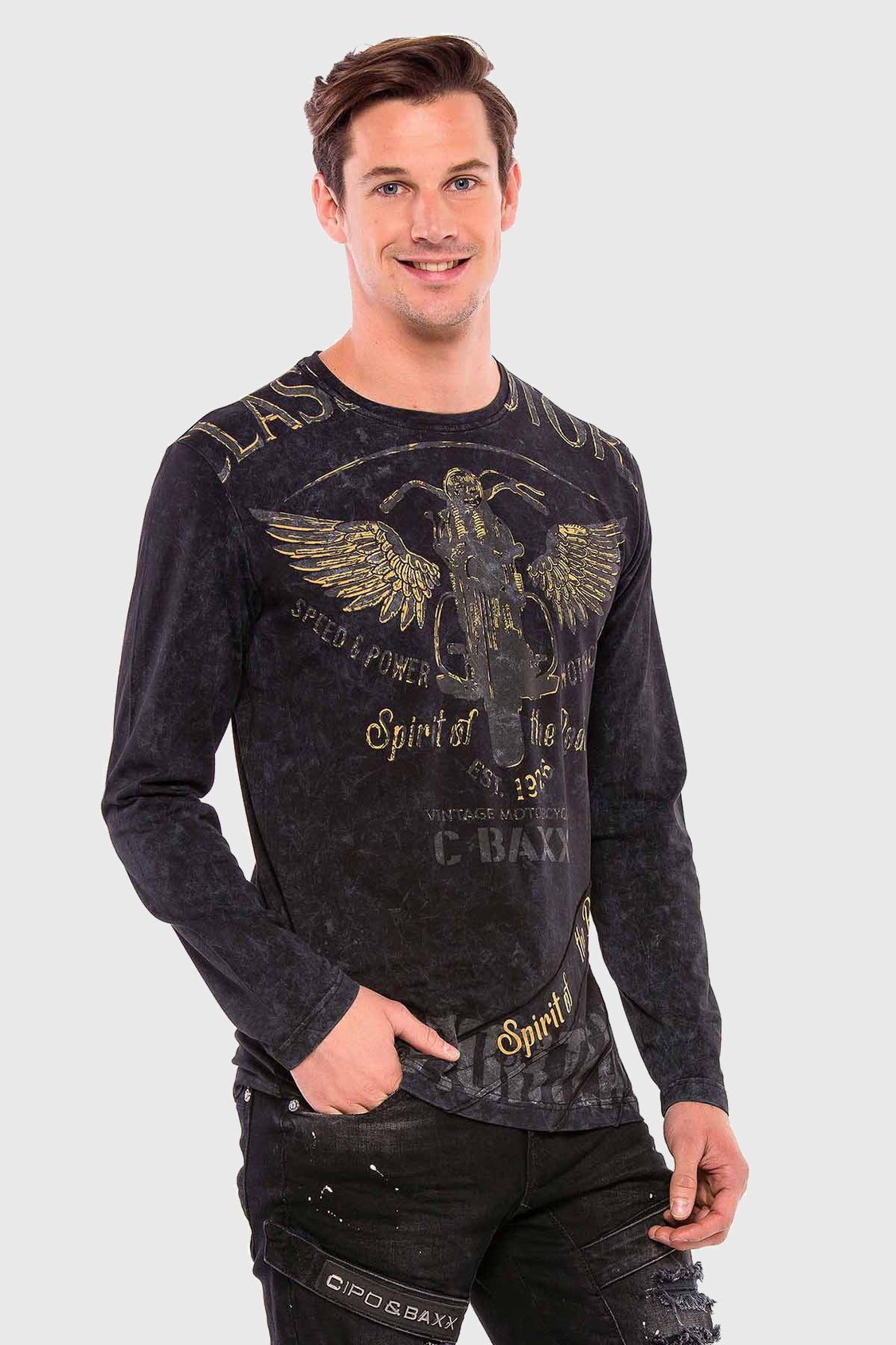 T-Shirt Langarmshirt