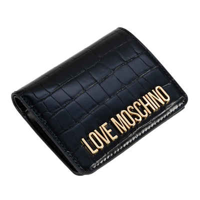 LOVE MOSCHINO Brieftasche JC5710PP0FKS0000, Schwarz, Lederimitat