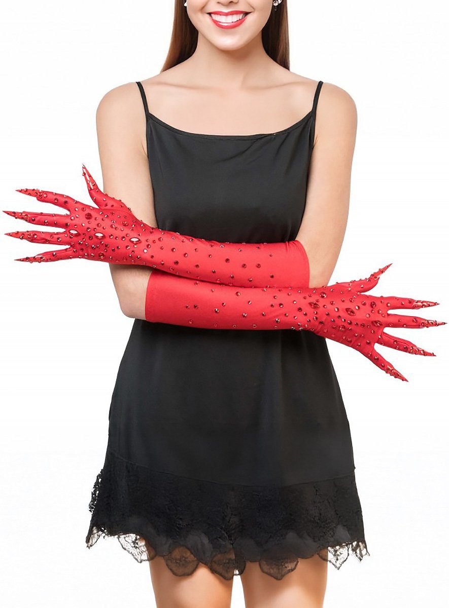 CHAKS Kostüm Diamond Devil Krallenhandschuhe, Diesen Klauen ist nicht zu tr günstig online kaufen