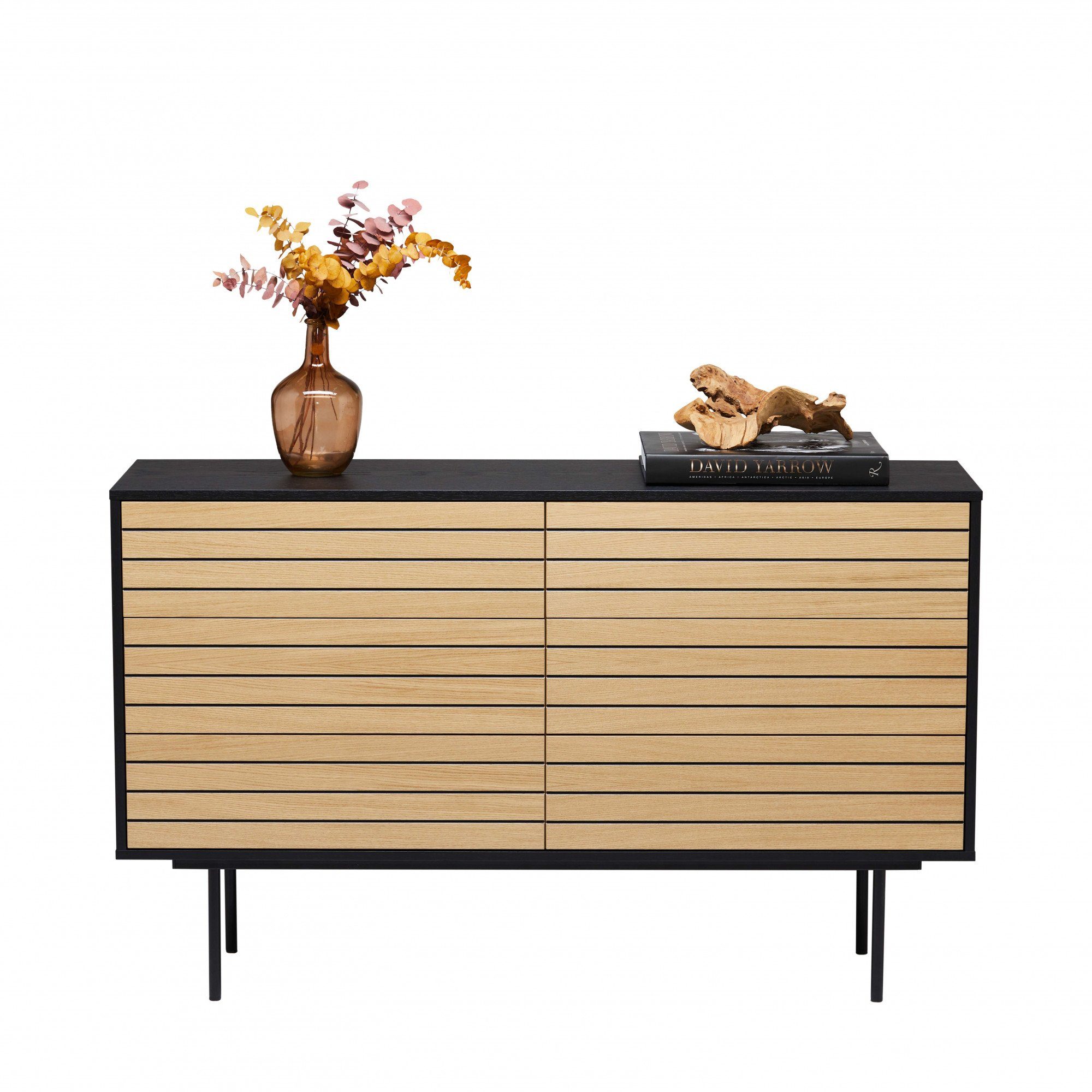 Woodman Schubkastenkommode Stripe, besonderes 6 cm Breite Schubladen, 140 Design