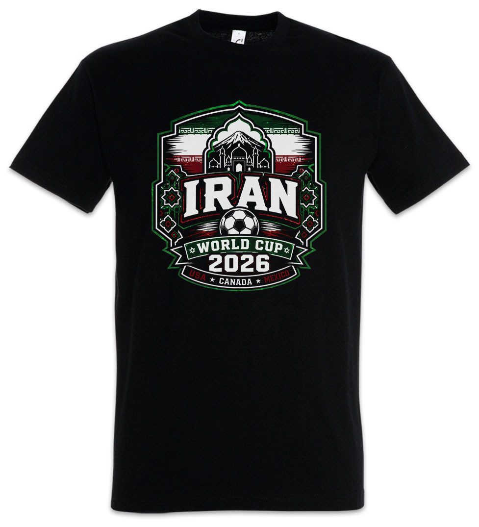 Urban Backwoods Print-Shirt Team Iran 1 Herren T-Shirt Melli Persia Cheetahs Fußball WM Soccer (1-tlg) Football Turnier 2026 Weltmeisterschaft