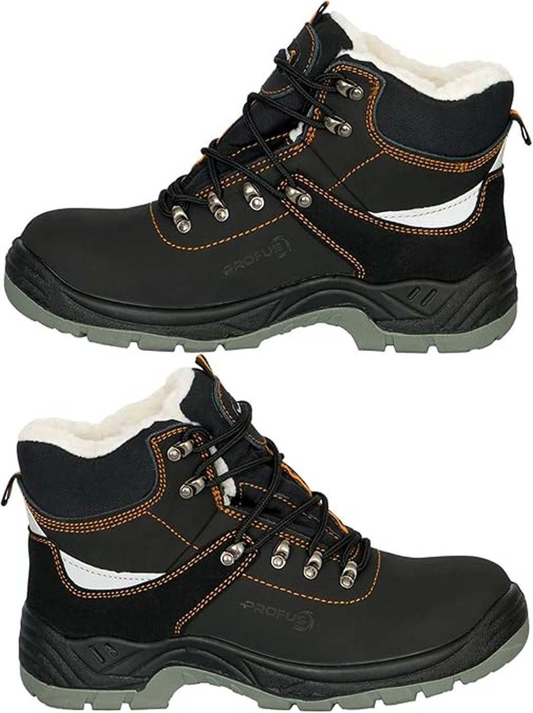 Profus Profus Winter Arbeitsstiefel Arbeitsschuhe Gefüttert mit Kunstwolle S3 Arbeitsschuh