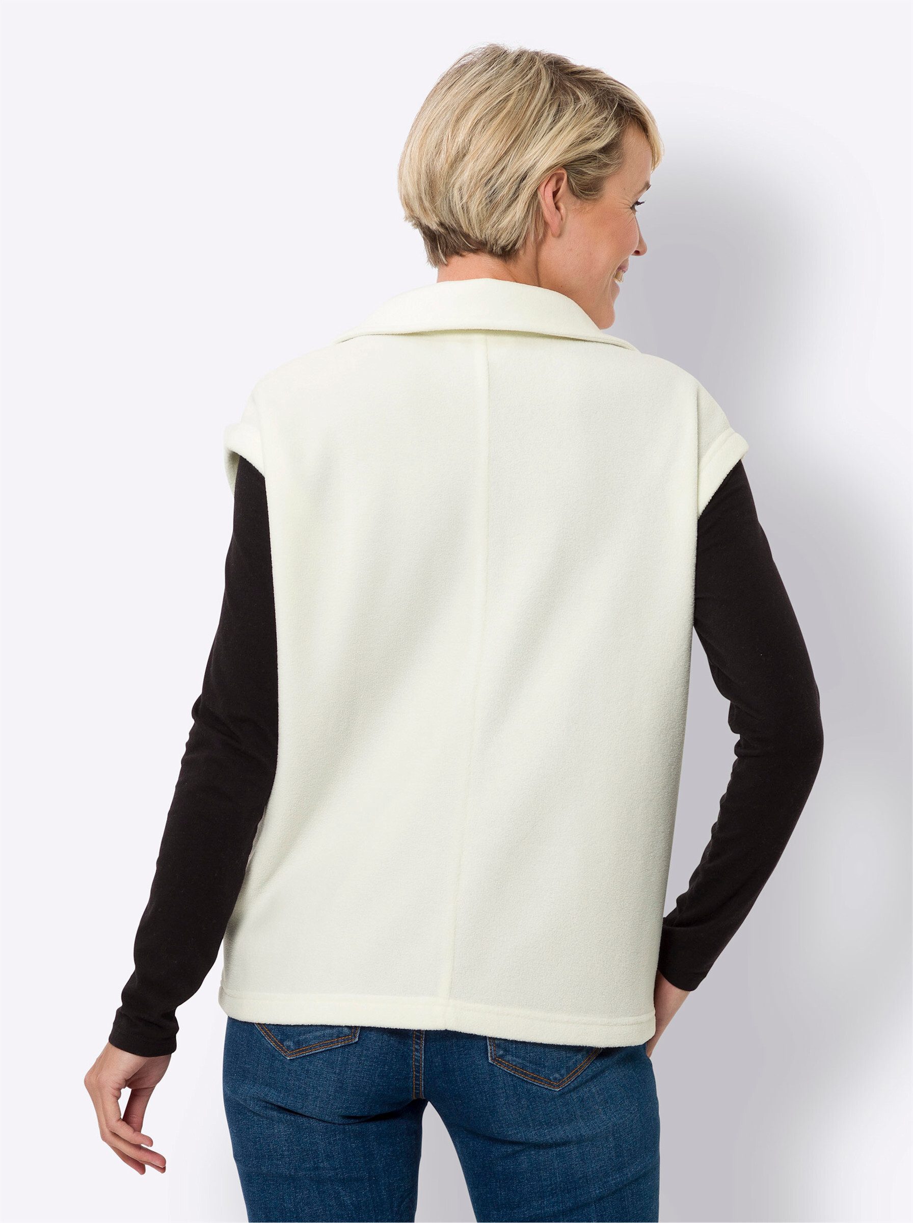 Sieh an! Fleeceweste Fleeceweste Länge ca. günstig online kaufen