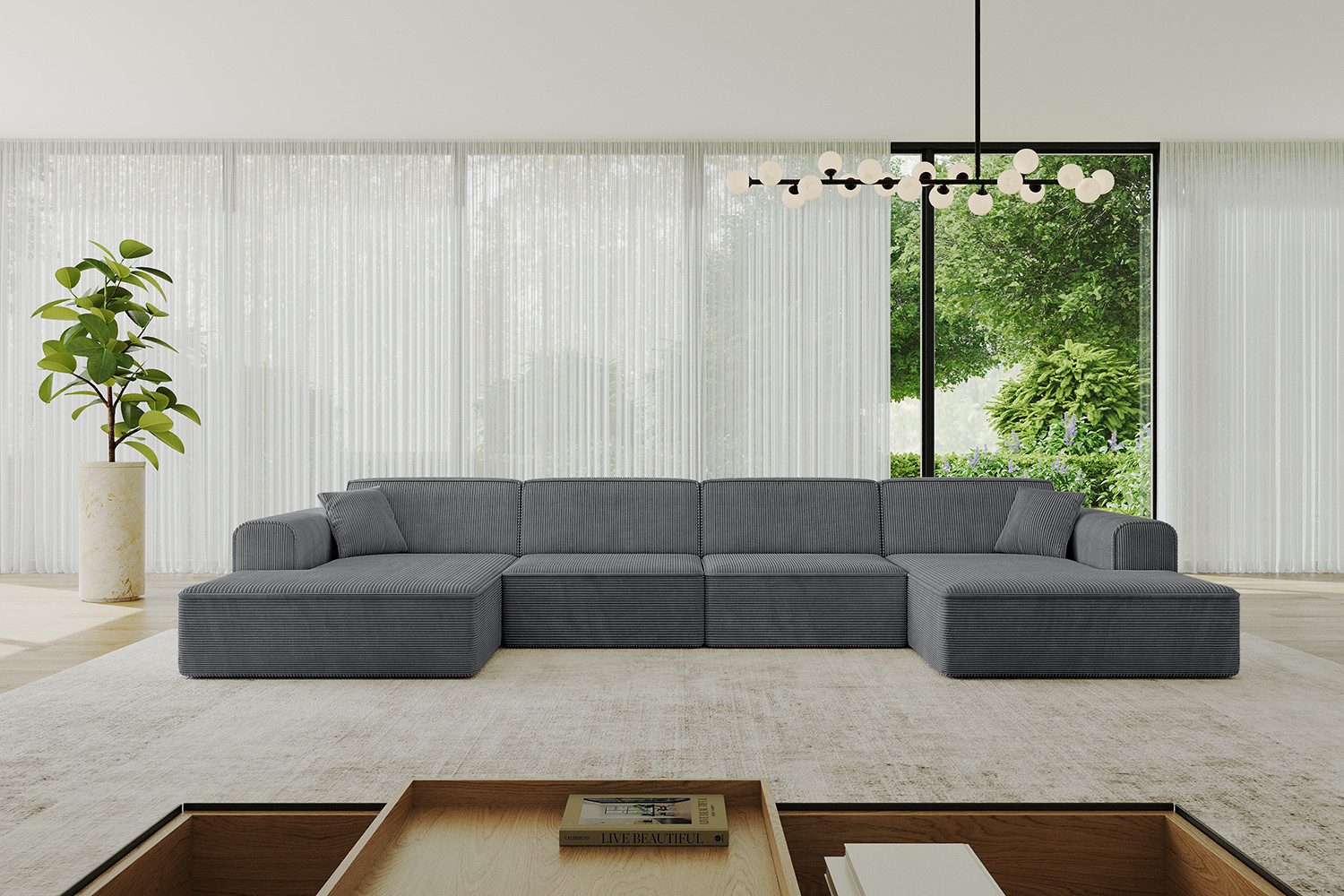 ALTDECOR Wohnlandschaft IREA-U2-v3, Sofa Praktische Bequeme günstig online kaufen