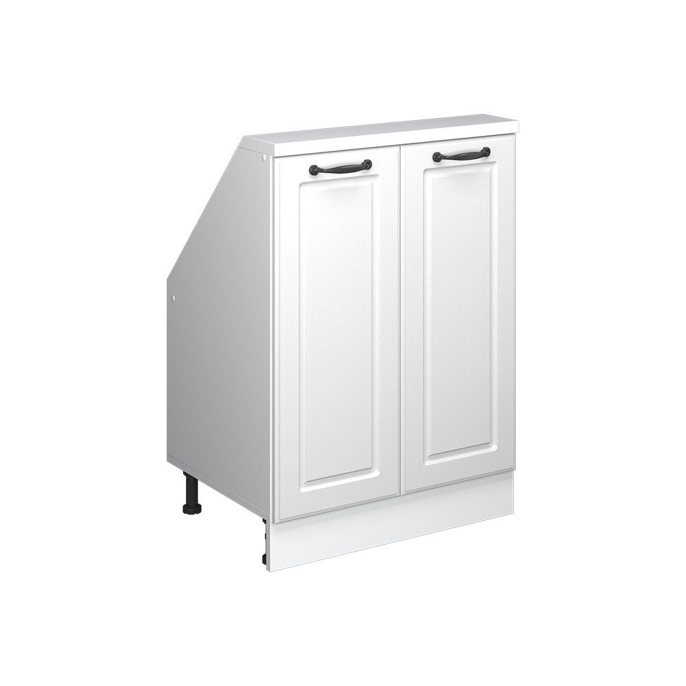 Vicco Unterschrank R-Line, Weiß Landhaus/Weiß, 60 günstig online kaufen