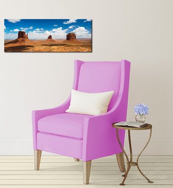 Wallario Leinwandbild, Monument Valley, in verschiedenen Ausführungen