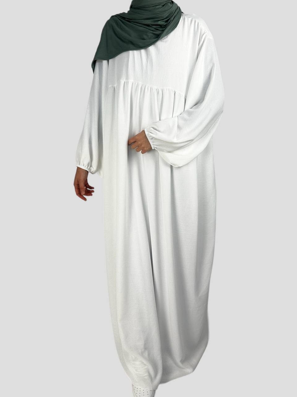 Aymasal Maxikleid Abaya Dunya Ballonärmel Kleid Islamische Gebetskleidung K günstig online kaufen