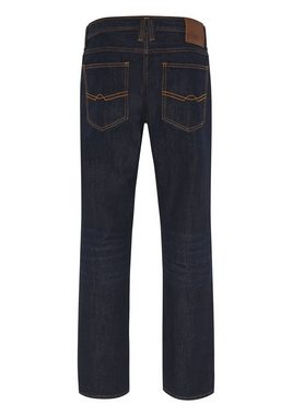 OKLAHOMA PREMIUM DENIM Straight-Jeans in dunkelblauer Waschung (1-tlg)