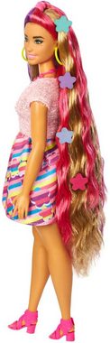Barbie Anziehpuppe Totally Hair, blond/pinke Haare, inklusive Styling-Zubehör