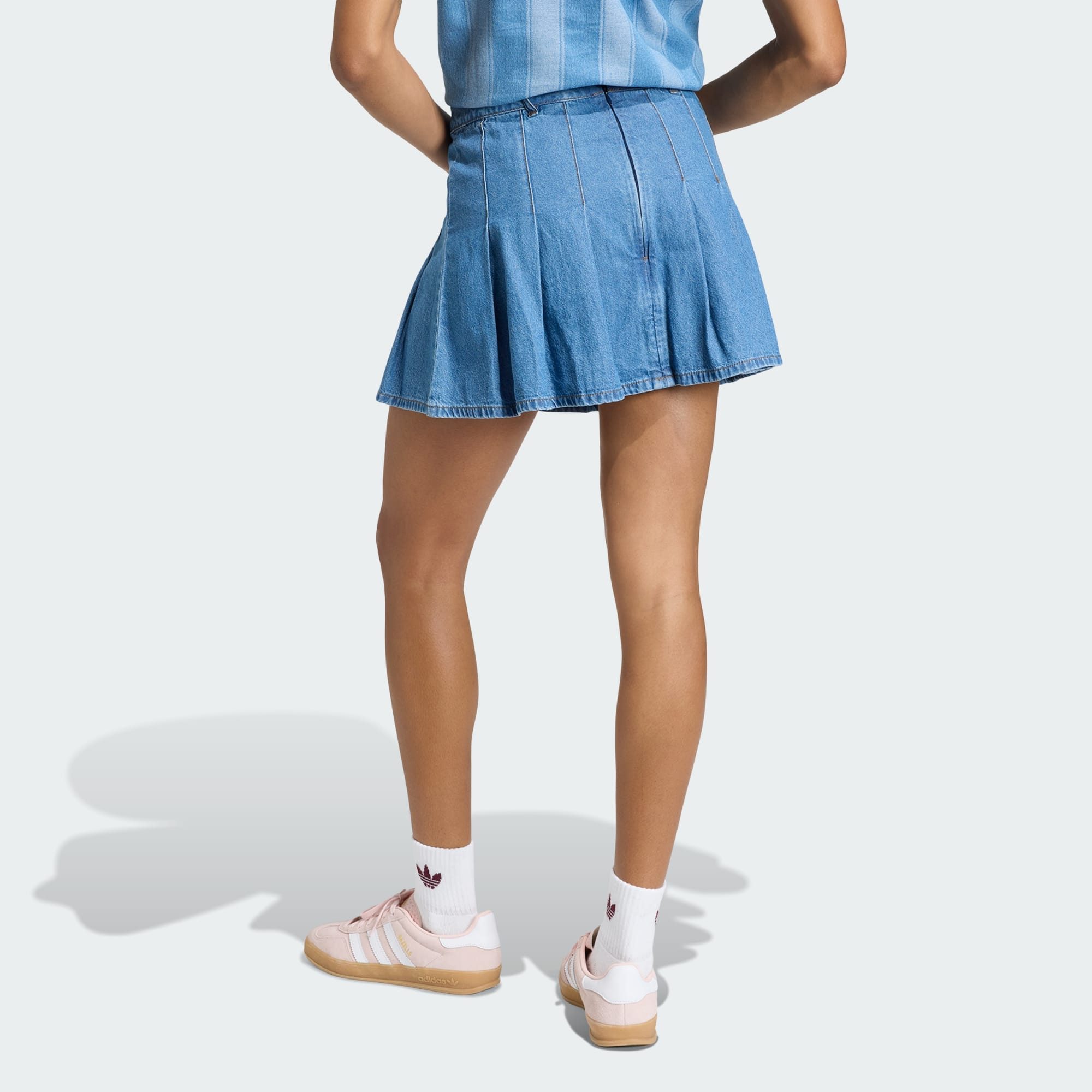 adidas Originals Minirock DENIM-FALTENROCK (1-tlg)