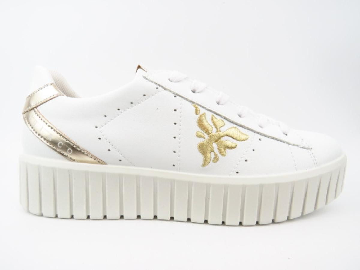 Donna Ares Green bianco Sneaker