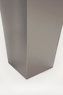 VIVANNO Pflanzkübel Pflanzkübel Blumenkübel Zink "New Classic", Silber - 40x40x105 cm