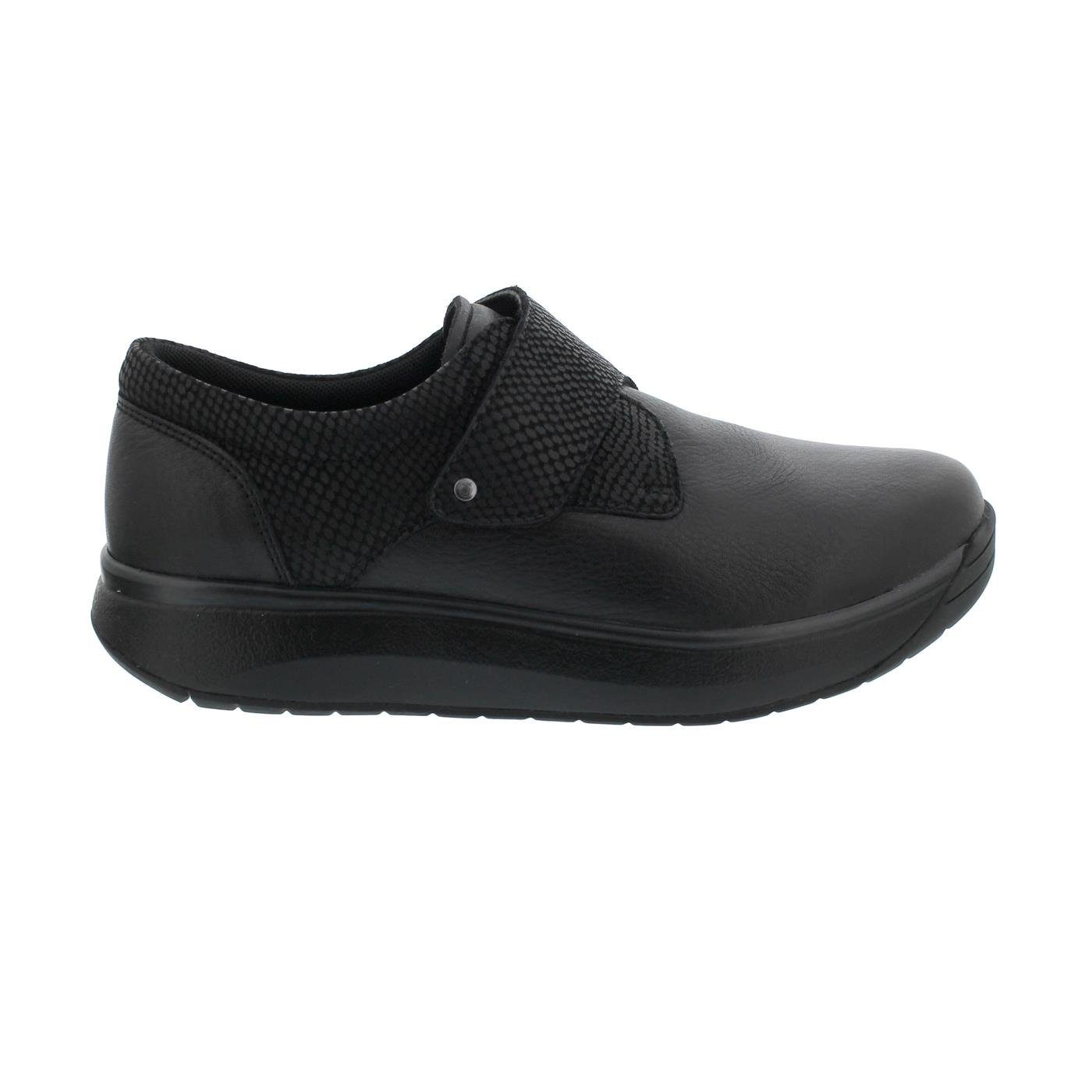 Joya Joya Relax II Black, Full Grain Leather (Glattleder), Klettverschluss, Klettschuh