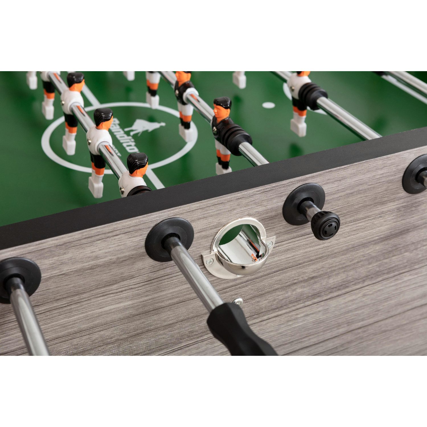 Bandito Kickertisch "Profi-Soccer DeLuxe" Tischfußball, erhältlich in braun, eiche-grau und schwarz