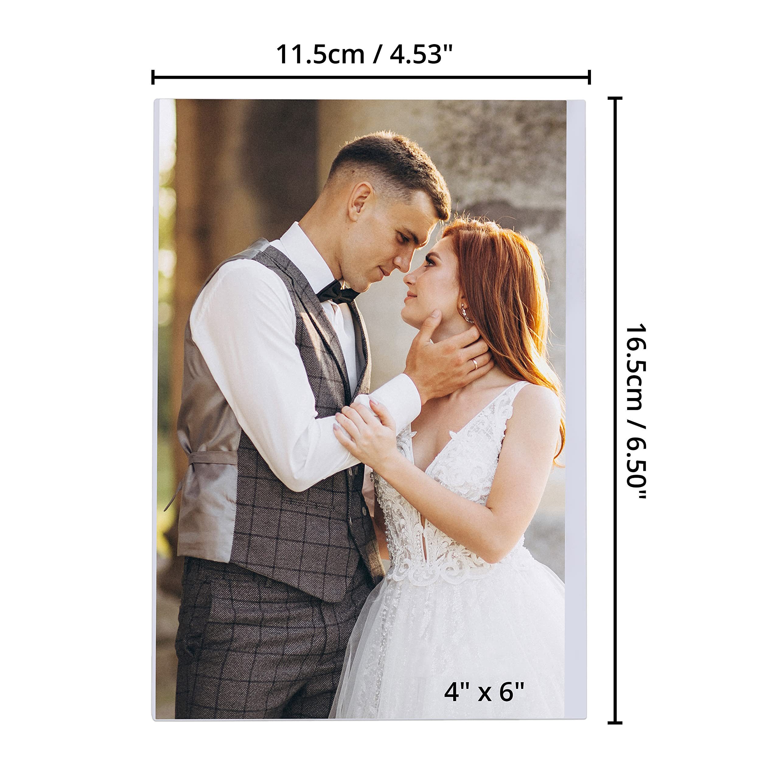 Belle Vous Einzelrahmen Magnetische Fototaschen für Kühlschrank (12 Stück), günstig online kaufen