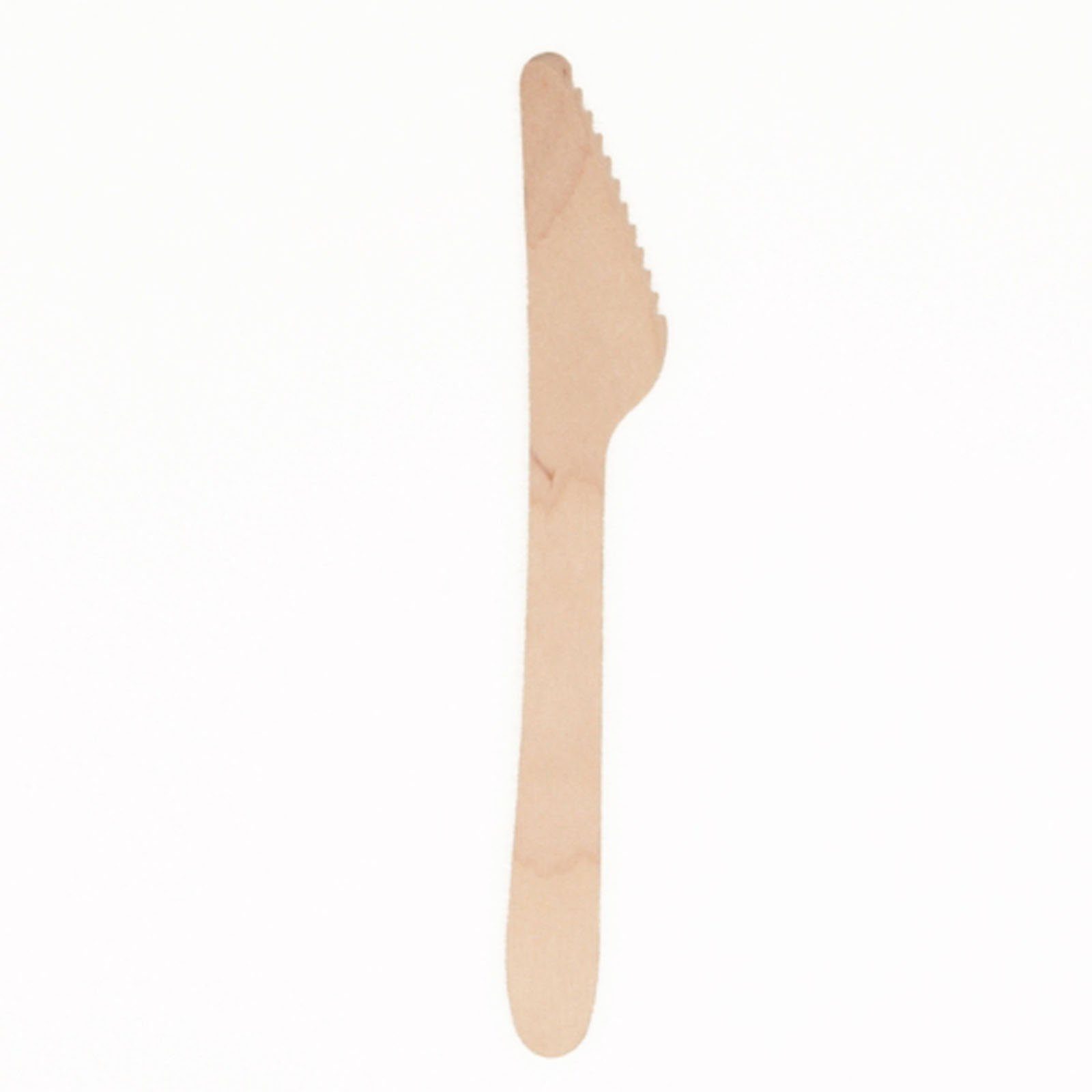 PAPSTAR Einwegmesser 400 Stück Holzmesser pure 16,5 cm