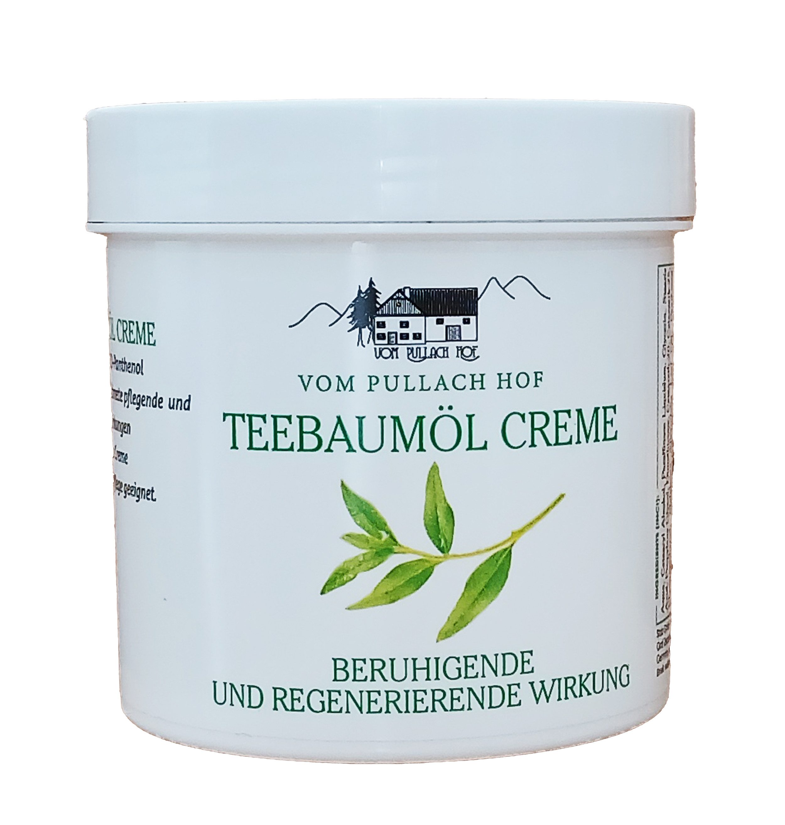 vom Pullach Hof Körpercreme TEEBAUMÖL Creme 250ml D-Panthenol Teebaum-Öl Hautpflege Hautcreme 04, Körperpflege Haut Akne Pflege Balsam