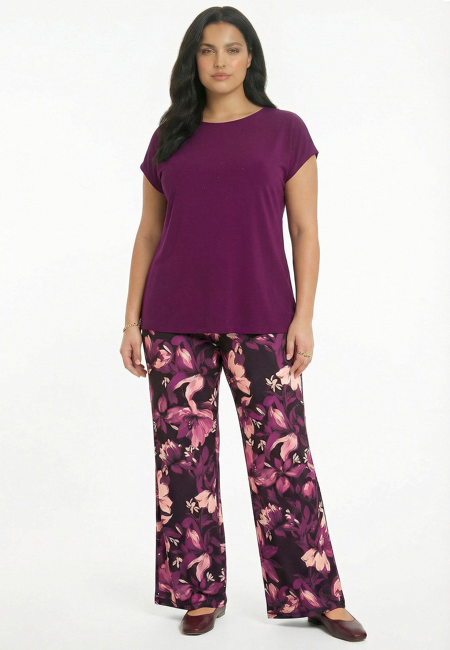 YOEK Bootcuthose Damen Hose Flare Fit