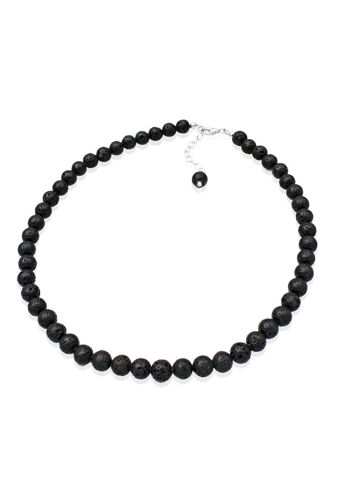 Elli Collierkettchen Lava Perlen 925 Sterling Silber