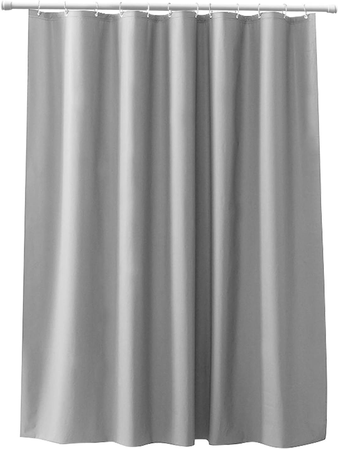 Clofy Duschvorhang Grauer Duschvorhang – Schimmelresistent & Inklusive Aufh günstig online kaufen