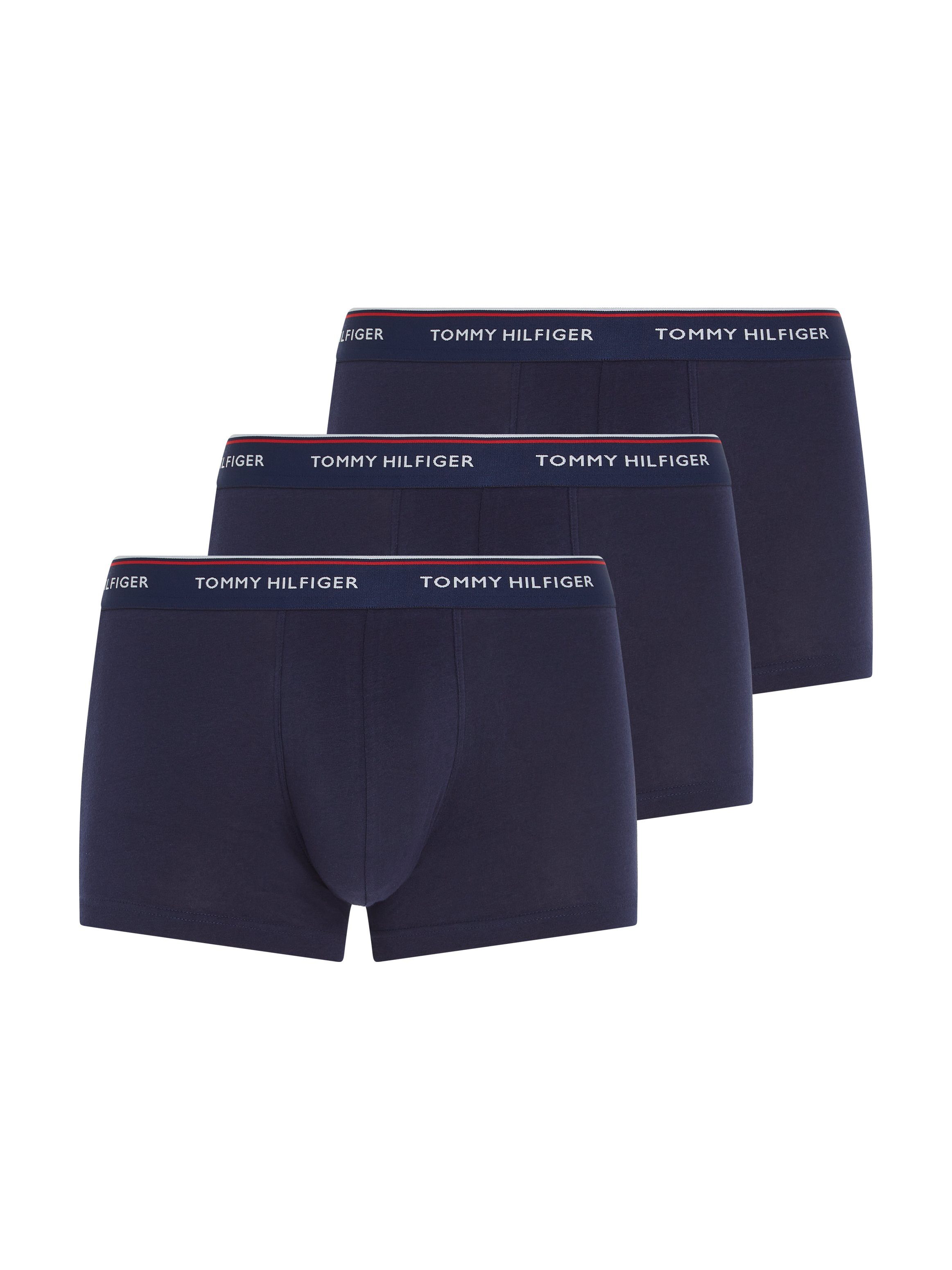 Tommy Hilfiger Underwear Trunk 3P LR TRUNK (Packung, 3-St., 3er-Pack) mit Logo-Elastikbund dunkelblau