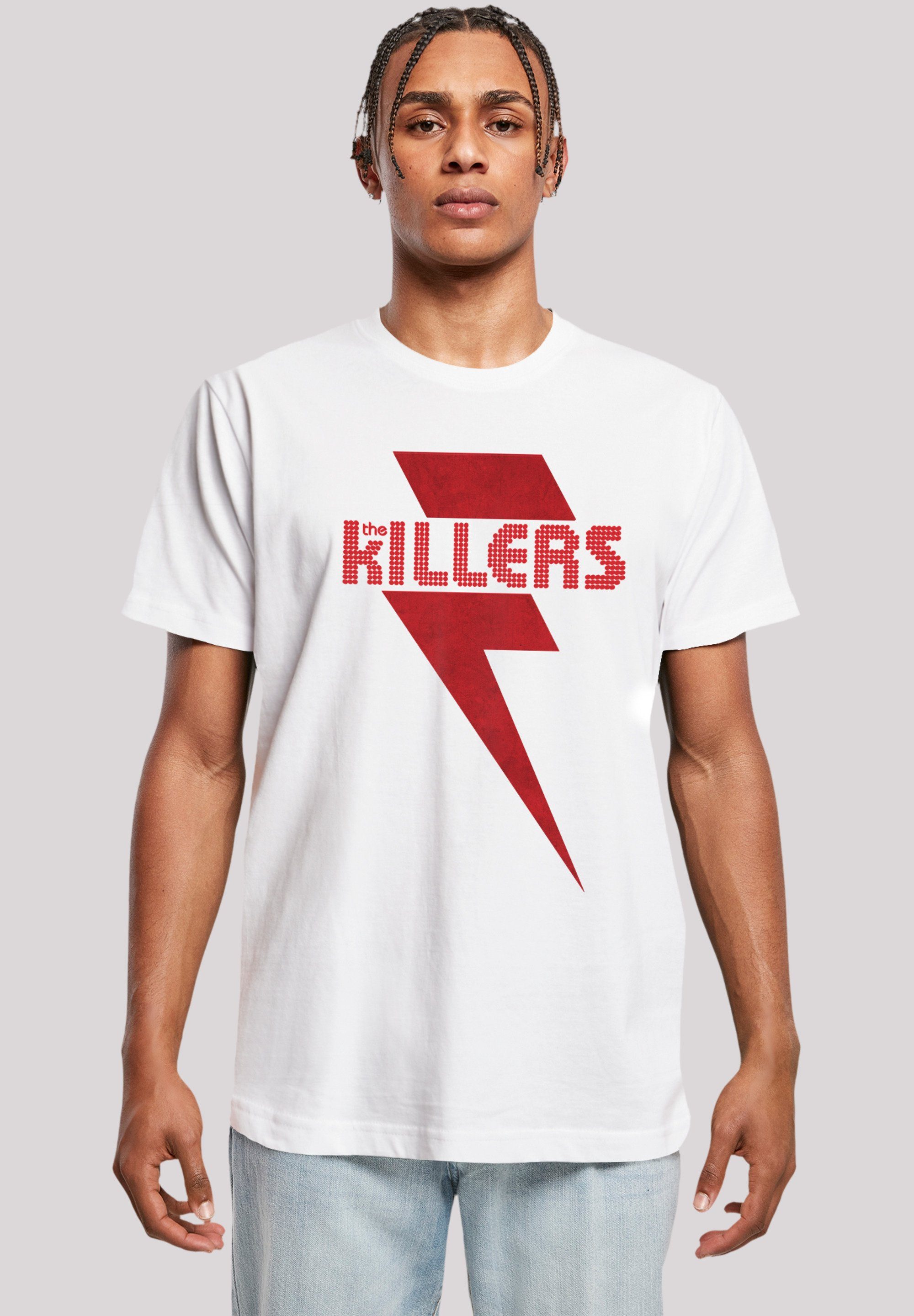 Bolt Print Killers The Red T-Shirt F4NT4STIC weiß